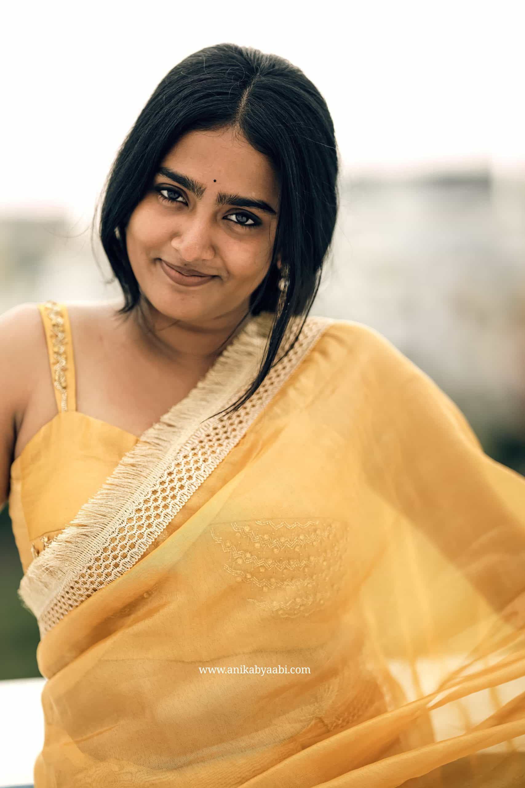 TISSUE LACE- TEJU GOLD SAREE