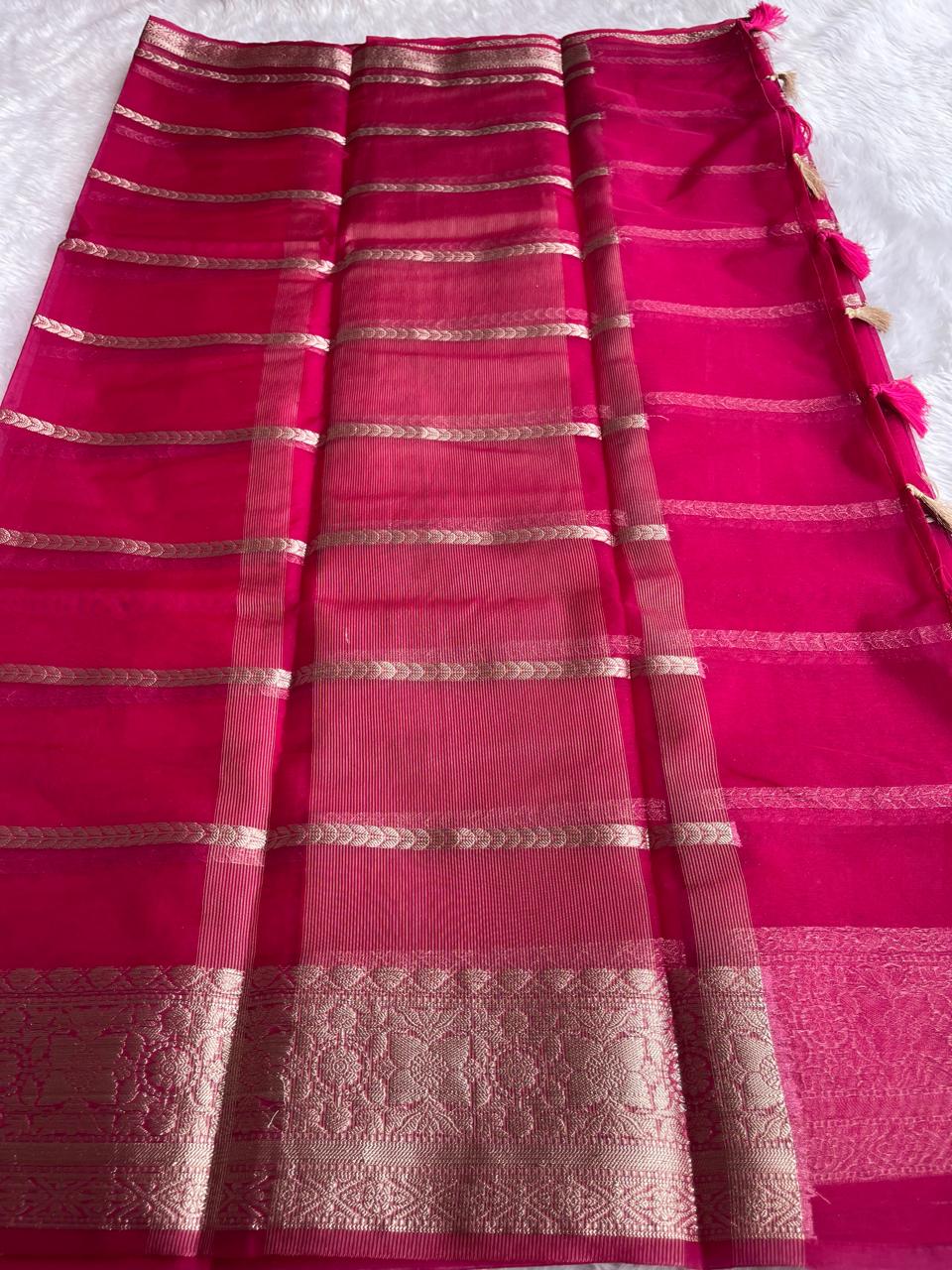 RIYA-RUBY PINK SAREE