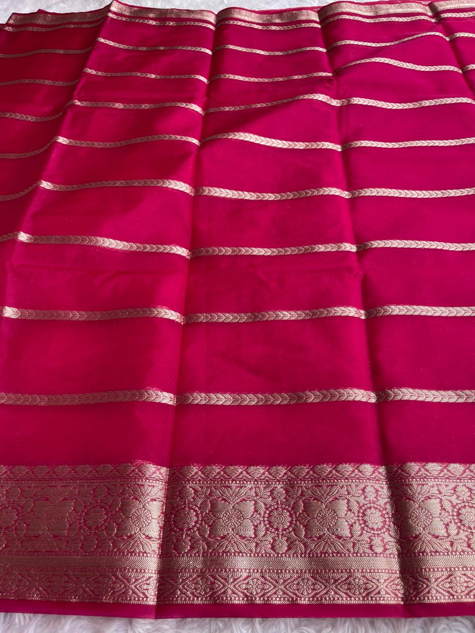 RIYA-RUBY PINK SAREE