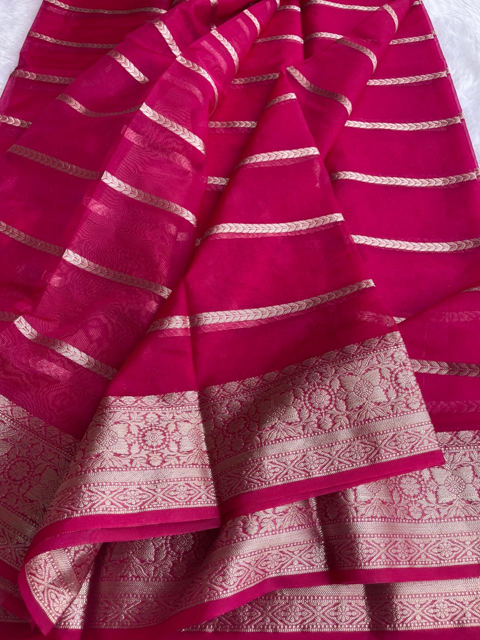 RIYA-RUBY PINK SAREE
