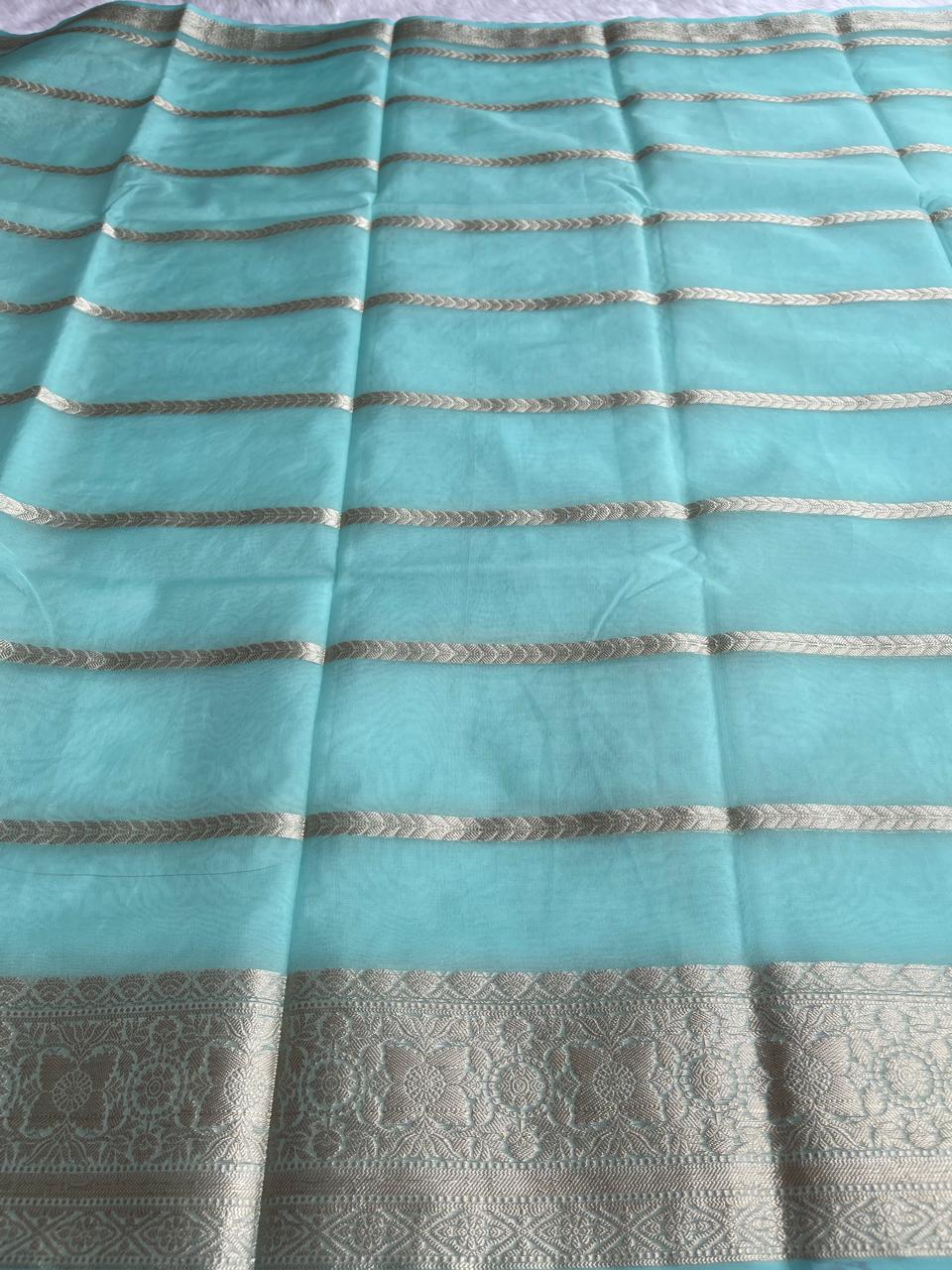 RIYA-SKY BLUE SAREE