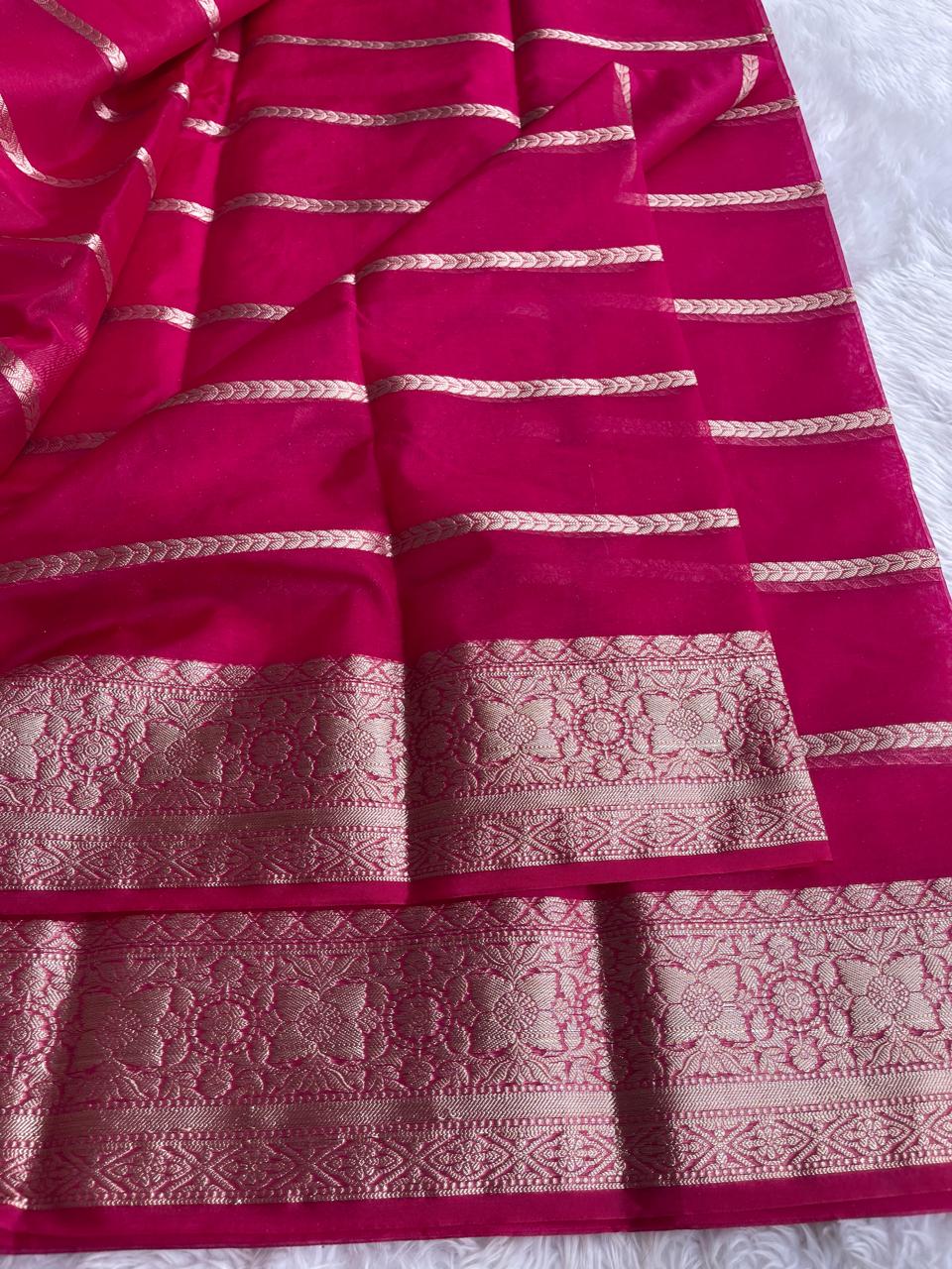 RIYA-RUBY PINK SAREE