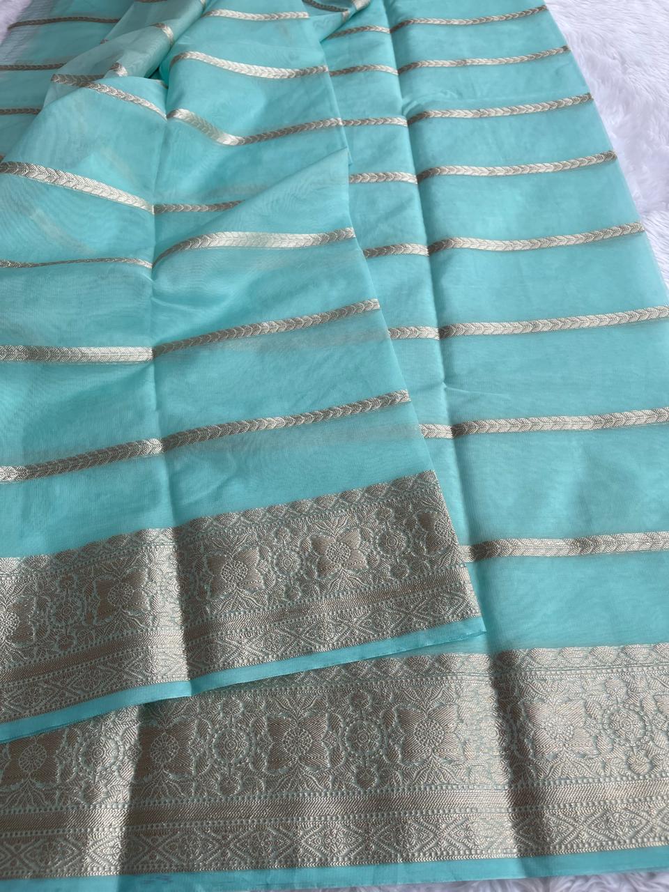 RIYA-SKY BLUE SAREE