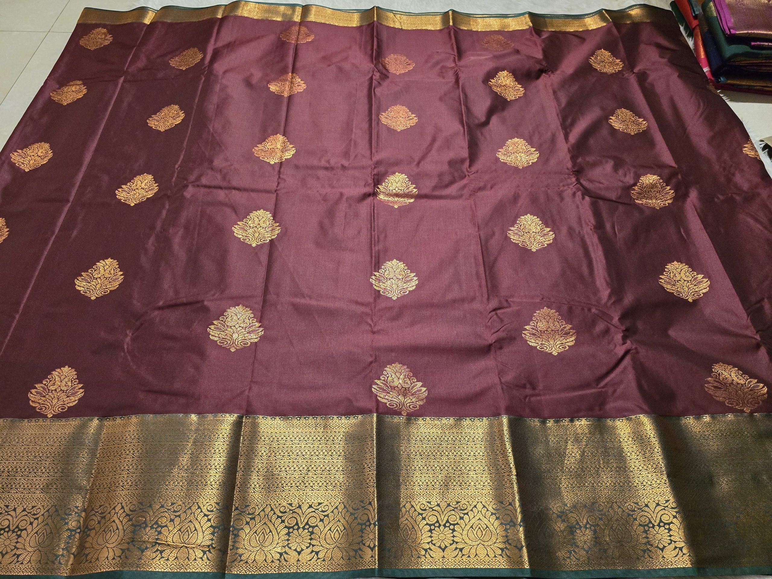 VARAMAHA LAKSHMI SPECIAL-DARK COFFEE WITH GREEN SAREE