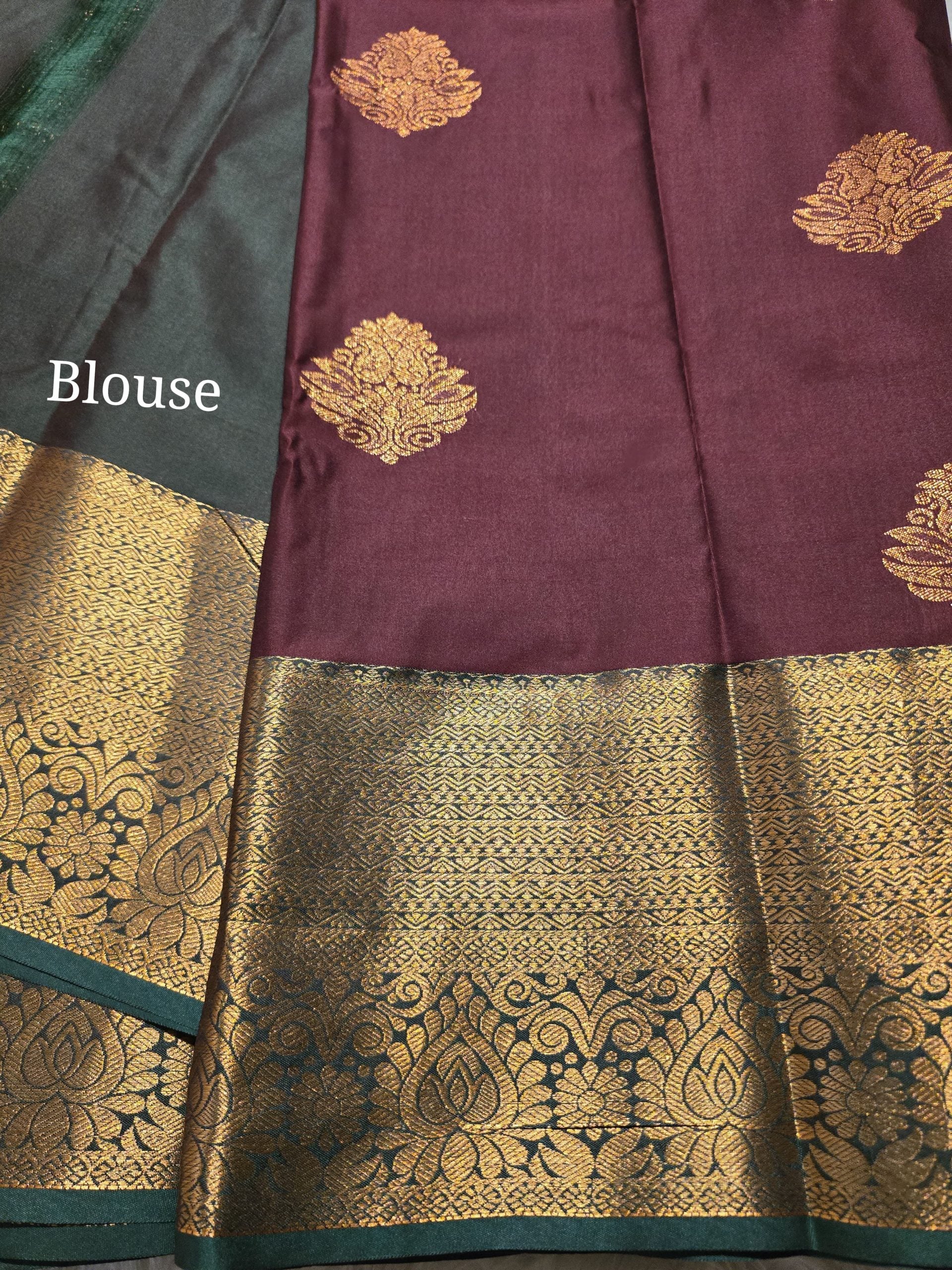 VARAMAHA LAKSHMI SPECIAL-DARK COFFEE WITH GREEN SAREE