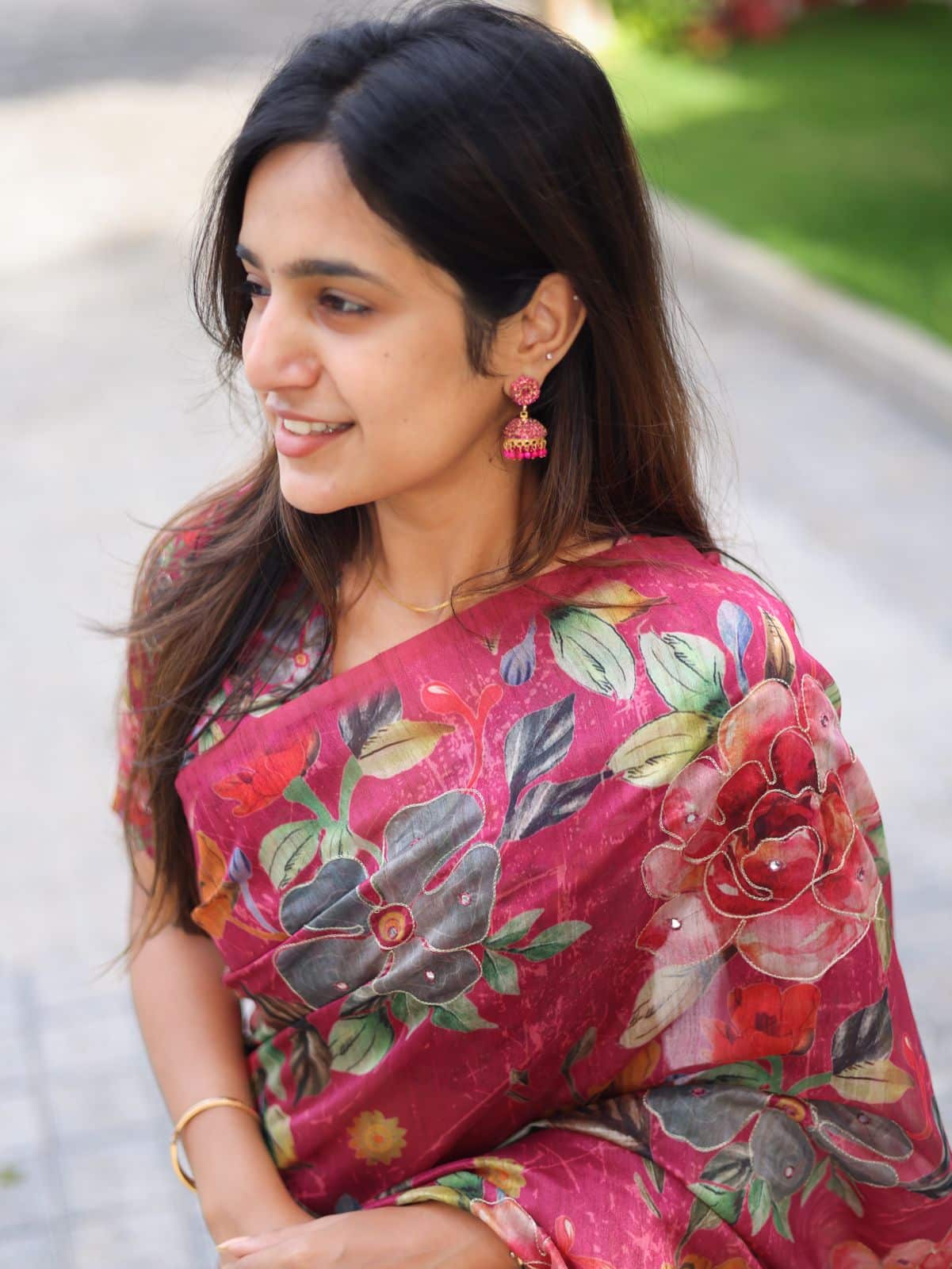 RANGELA MATKA - FLORAL SAREE