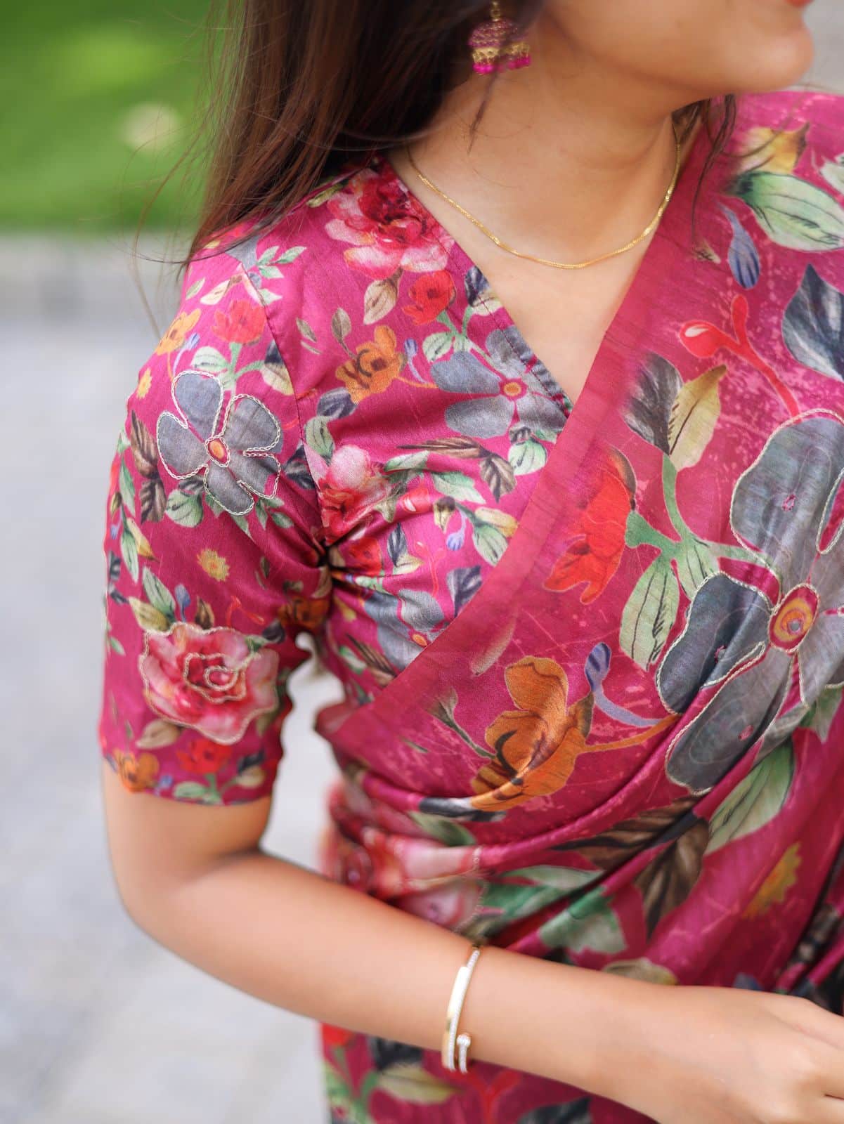 RANGELA MATKA - FLORAL SAREE
