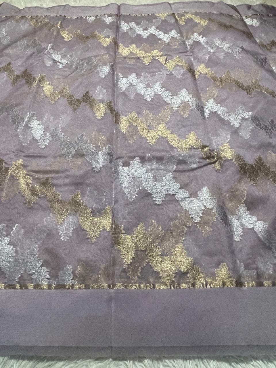 AURA-PASTEL LAVENDER SAREE