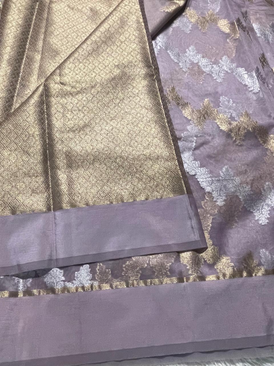 AURA-PASTEL LAVENDER SAREE