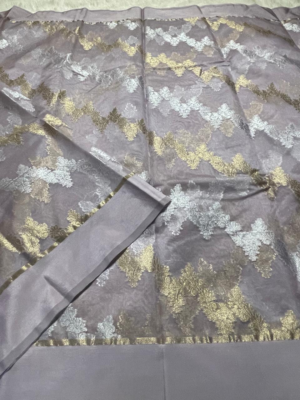 AURA-PASTEL LAVENDER SAREE