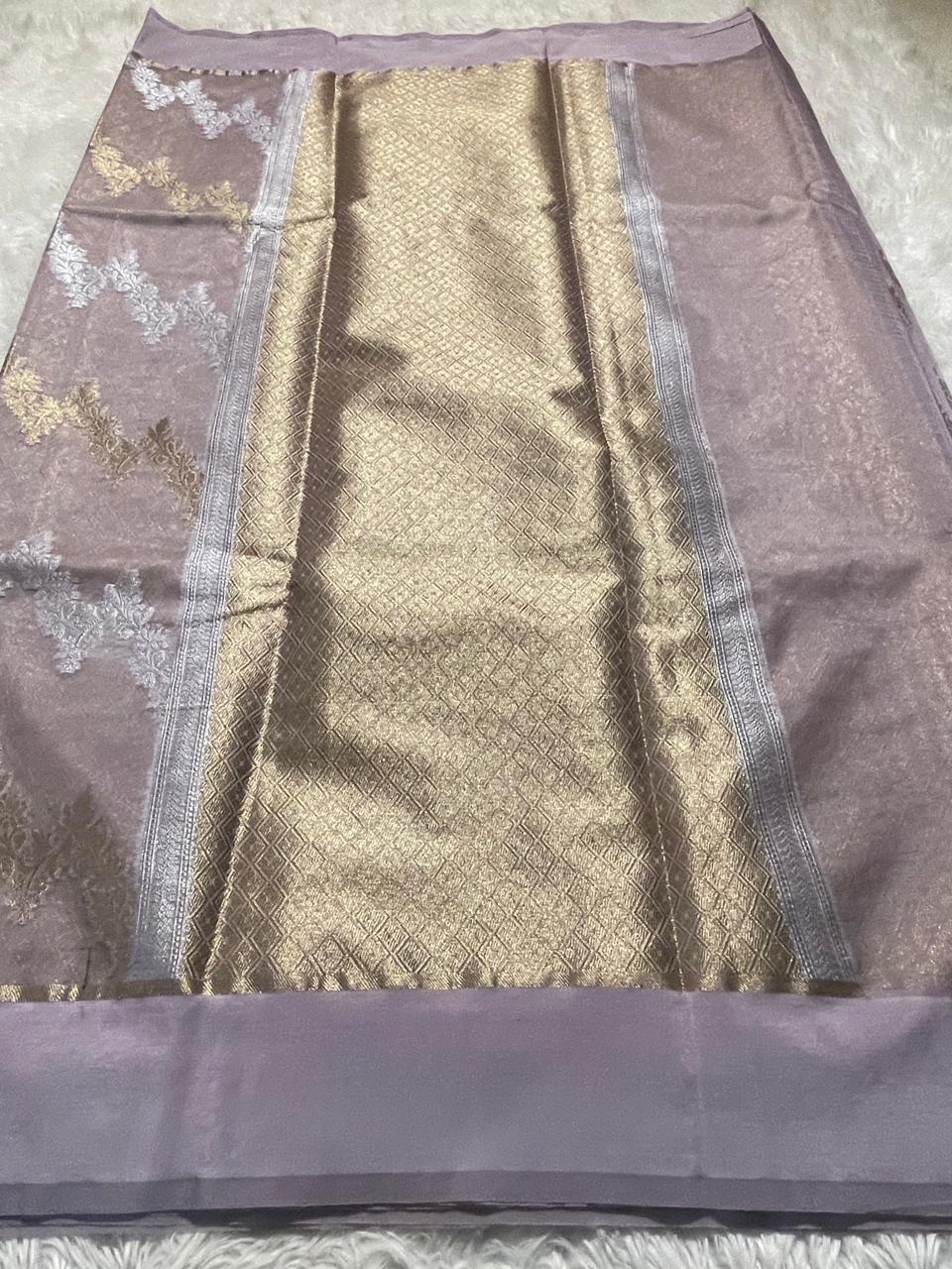 AURA-PASTEL LAVENDER SAREE