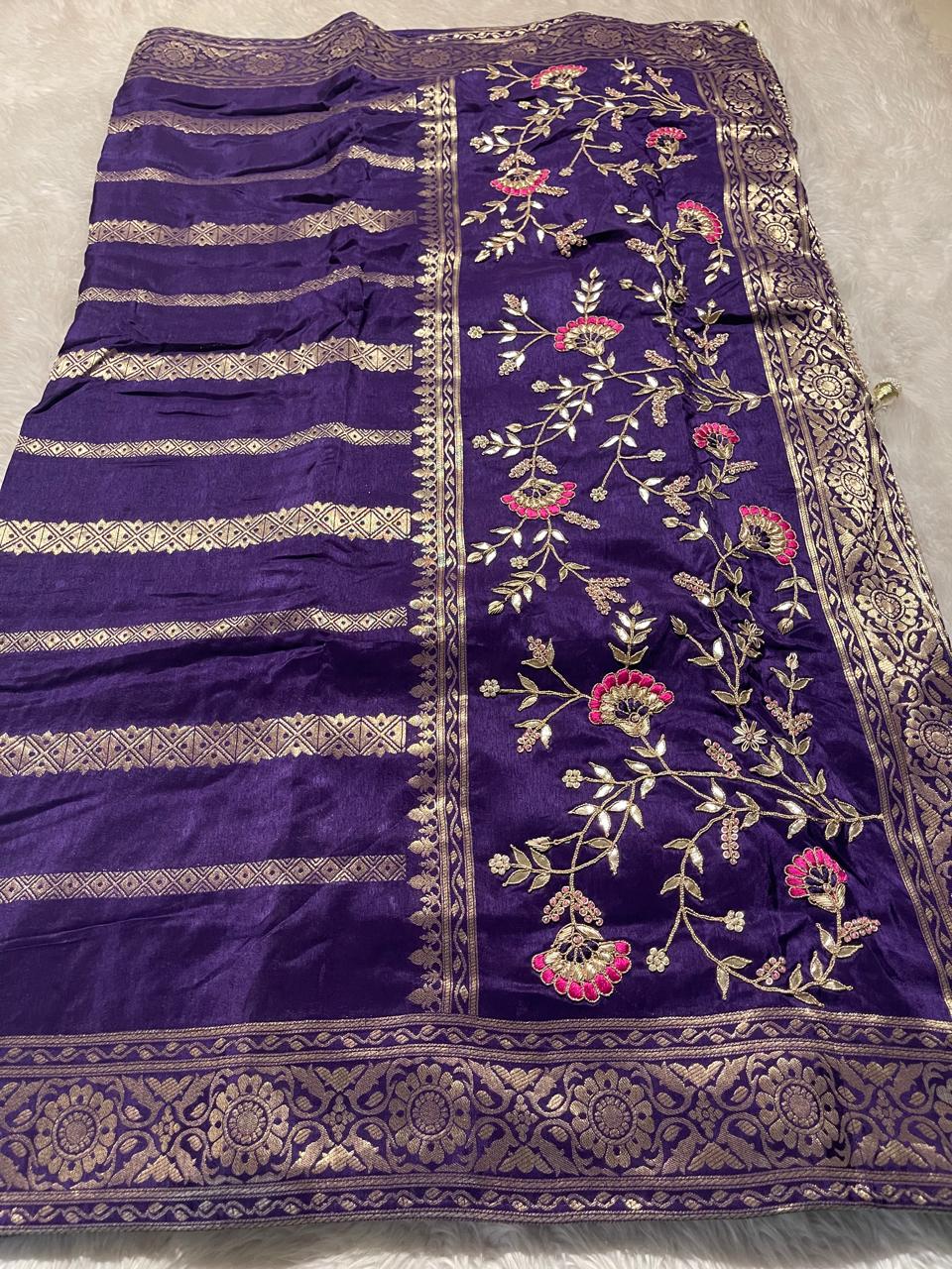 HEY- PURPLE SAREE