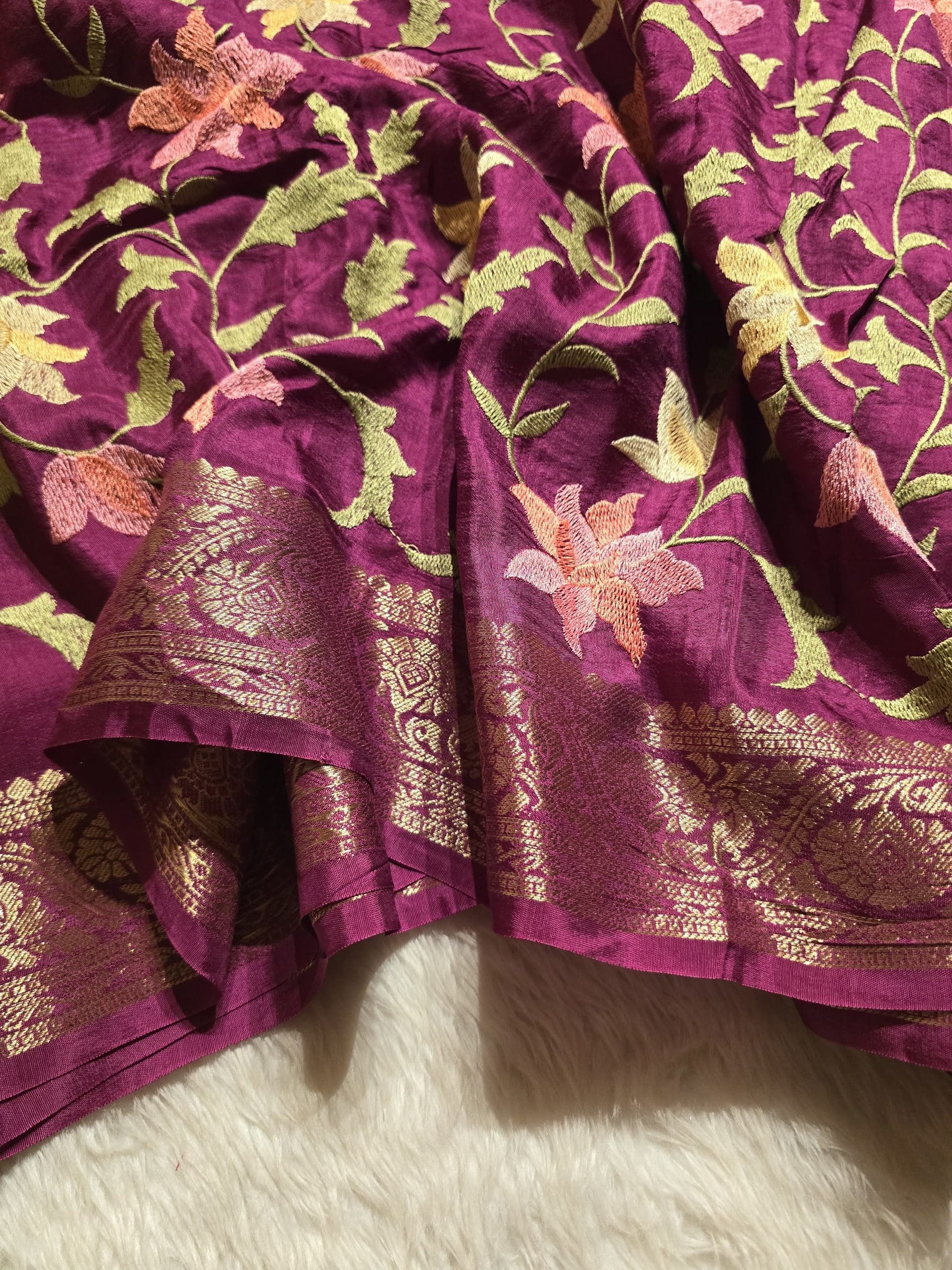 KIRTI-MAGENTA SAREE