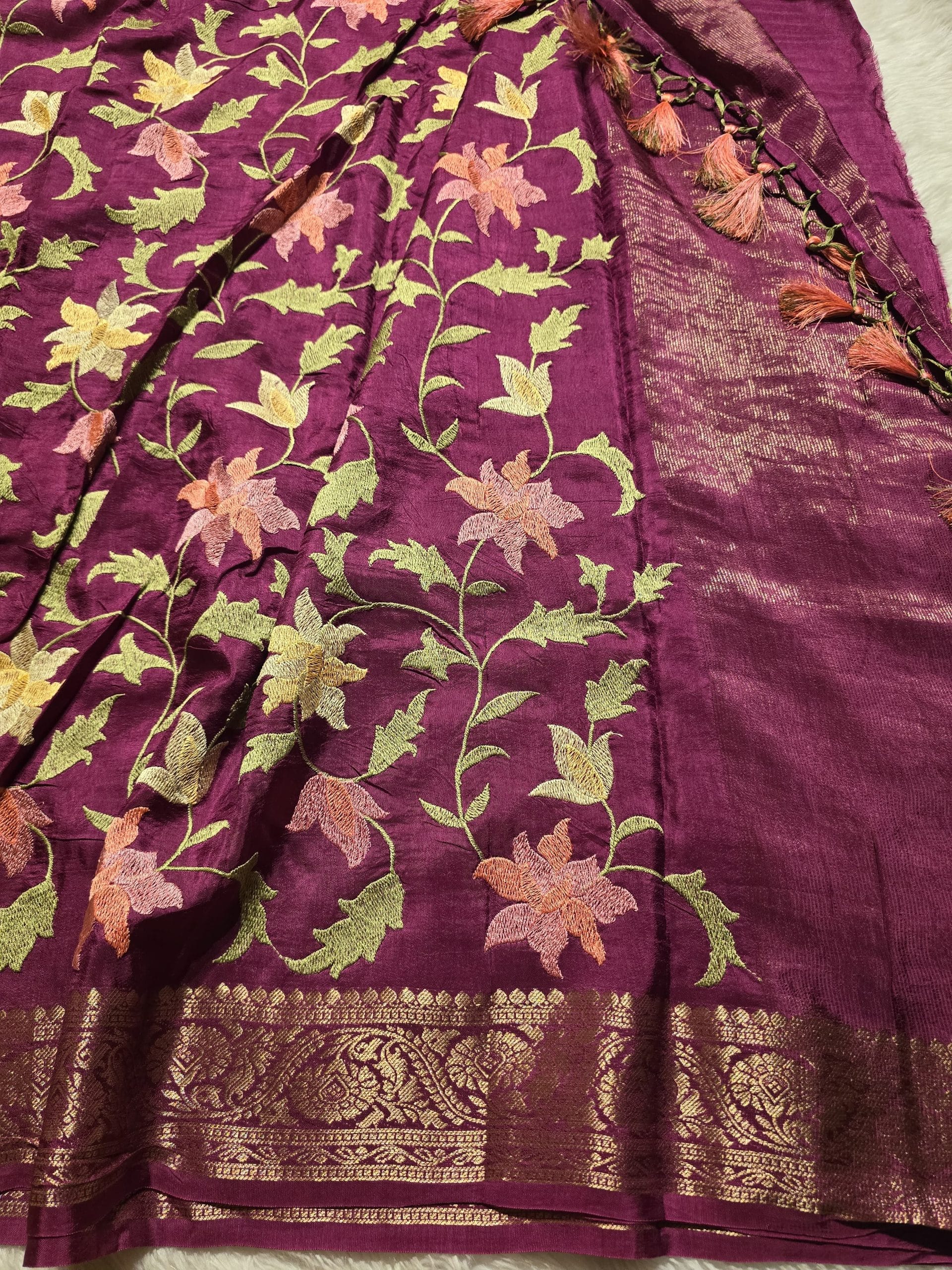 KIRTI-MAGENTA SAREE