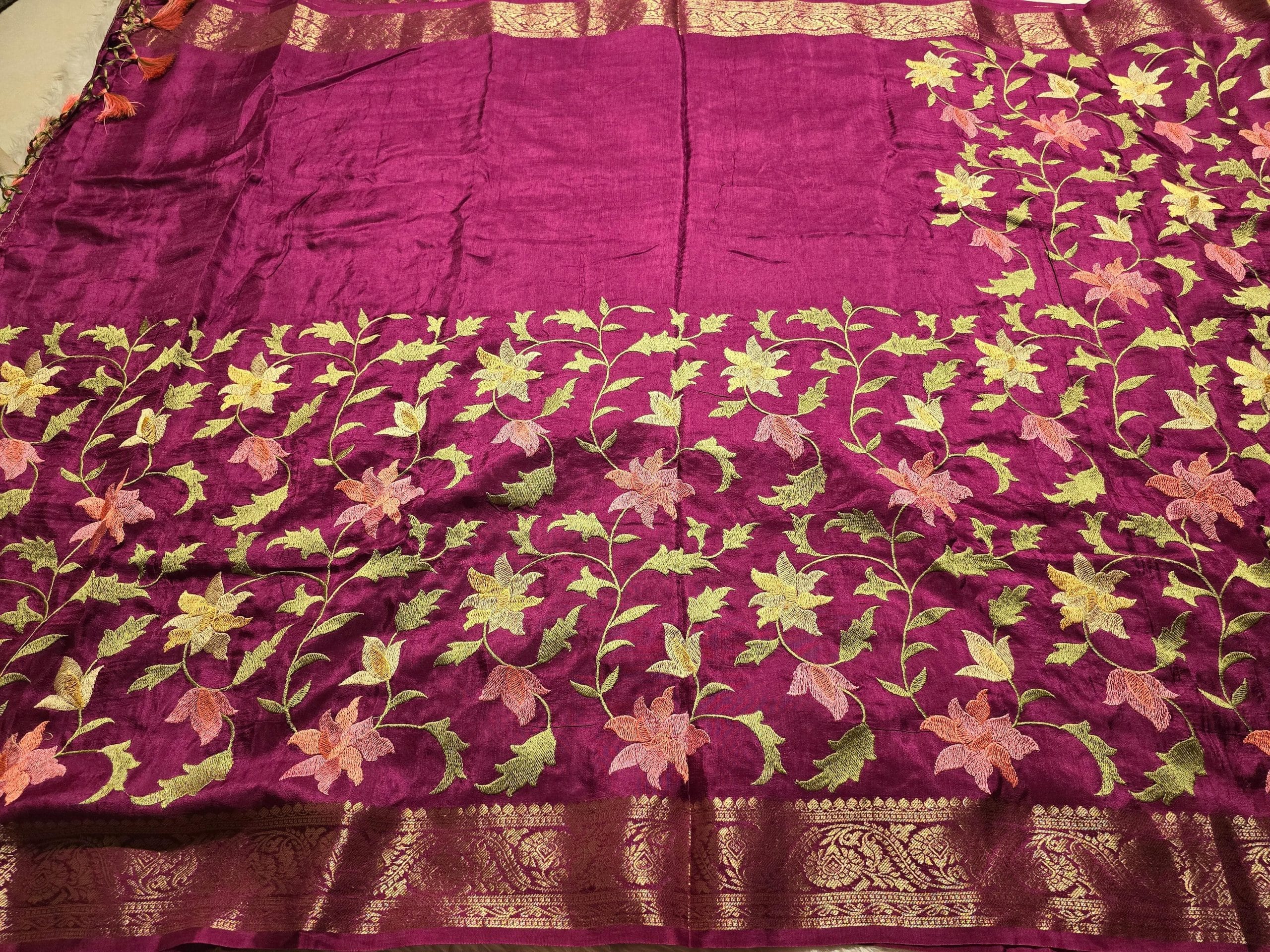 KIRTI-MAGENTA SAREE