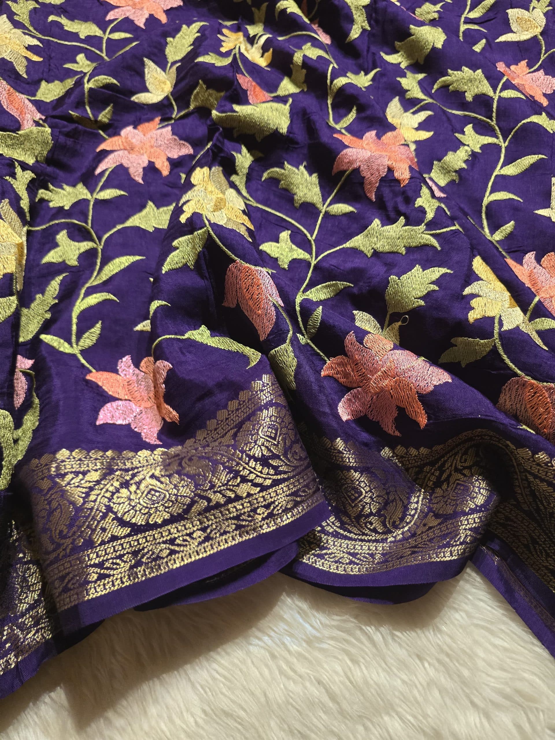 KIRTI -PURPLE SAREE