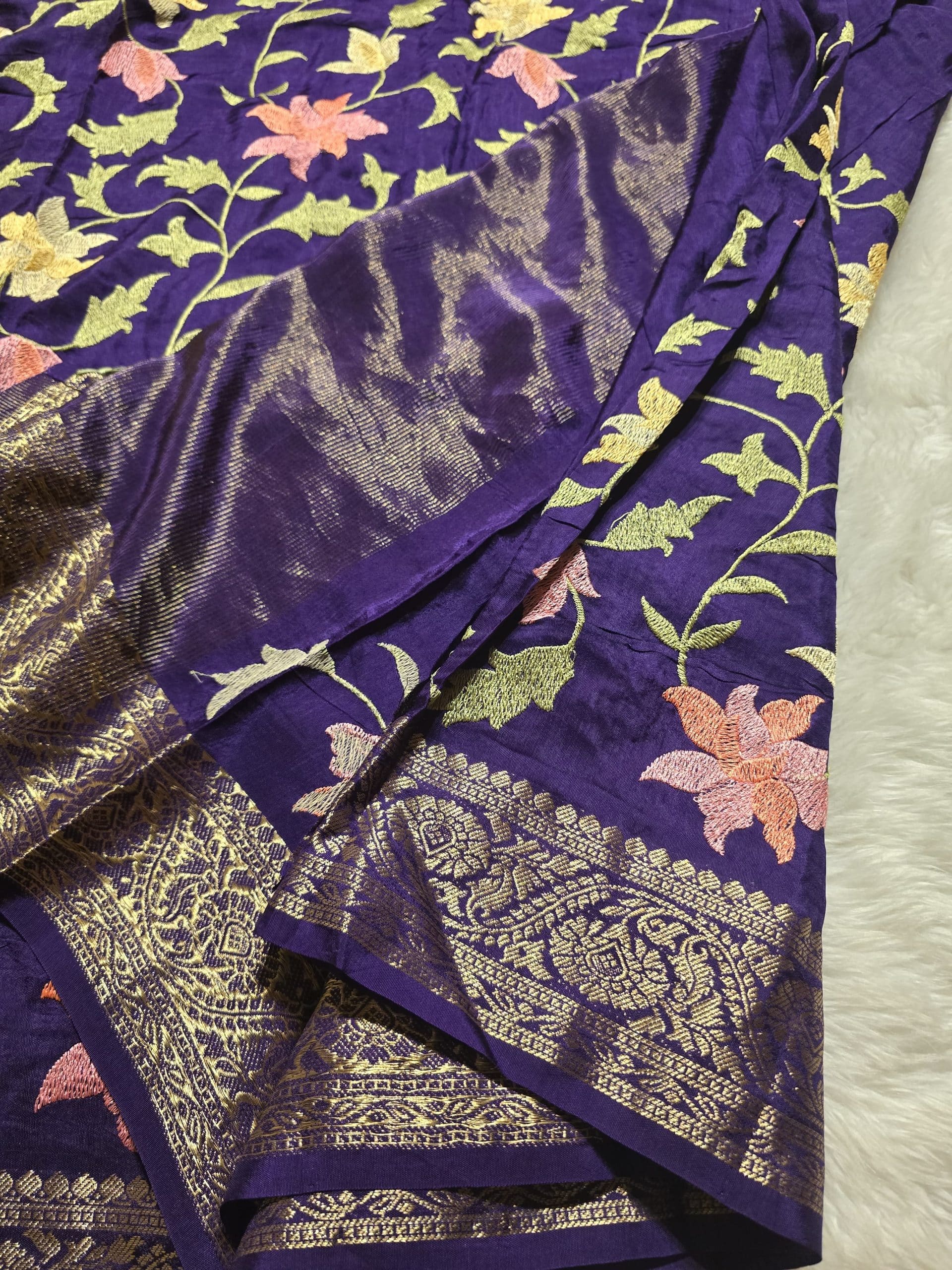 KIRTI -PURPLE SAREE