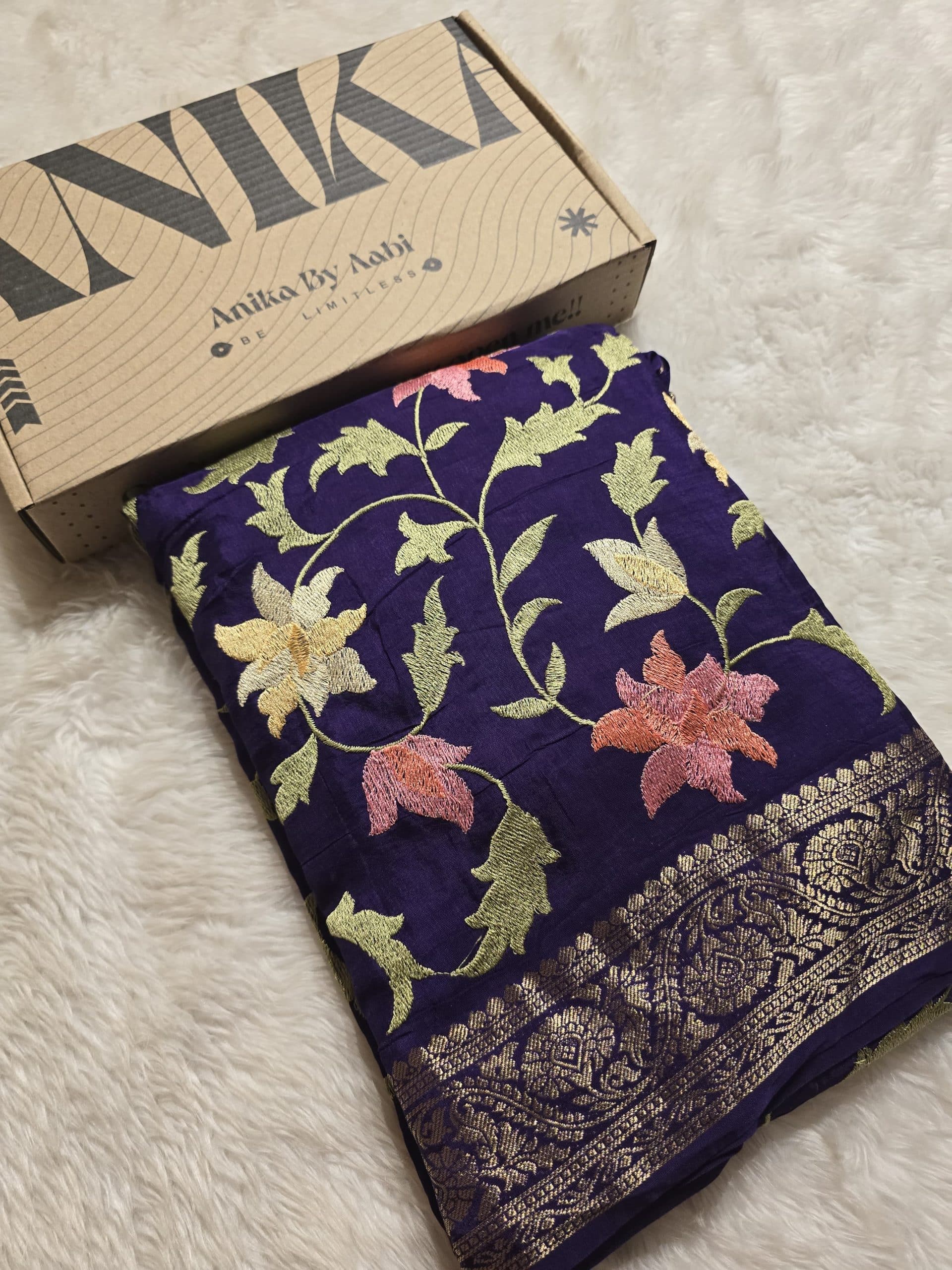 KIRTI -PURPLE SAREE