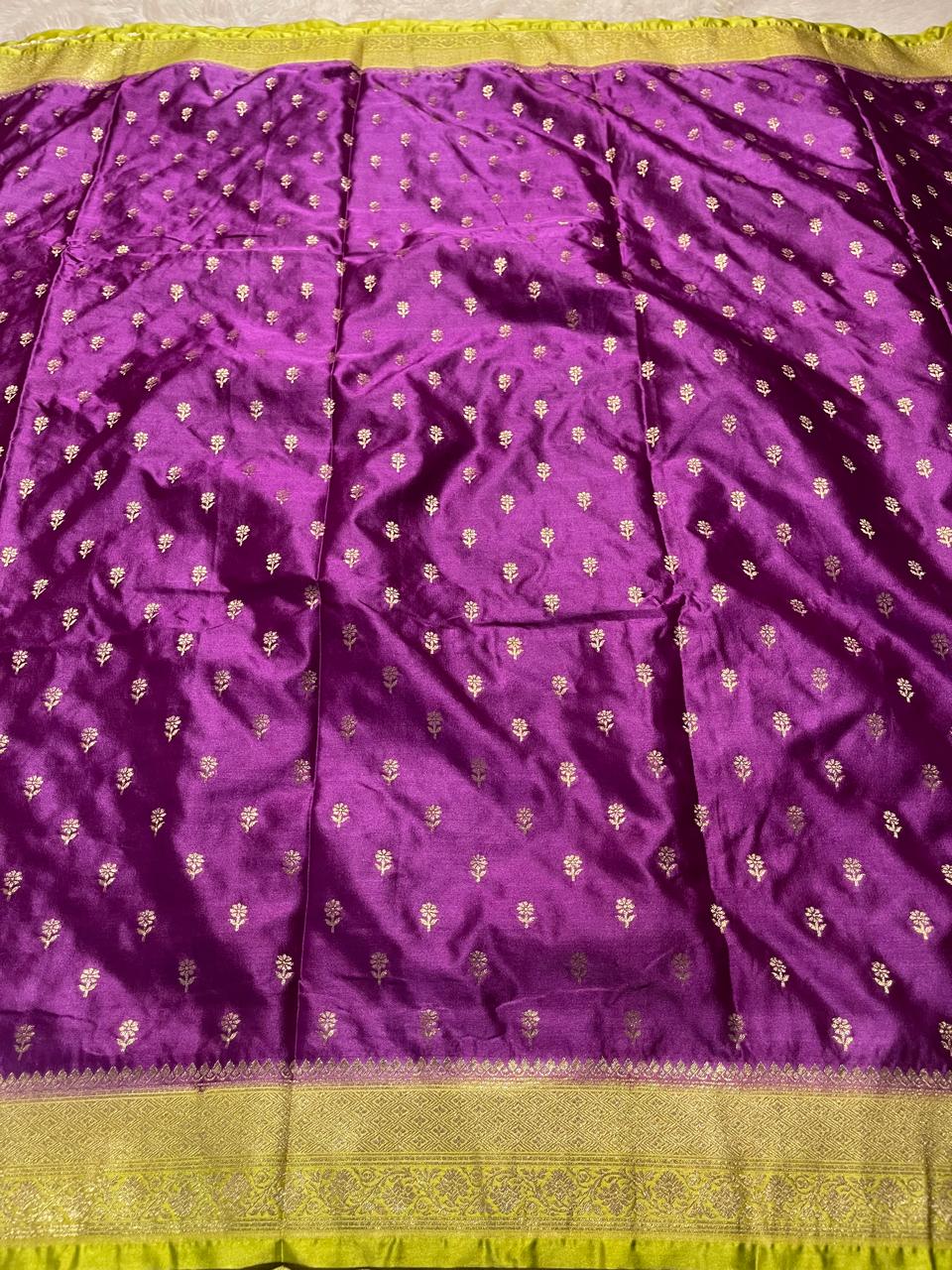 NIRA-PURPLE DUAL TONE SAREE
