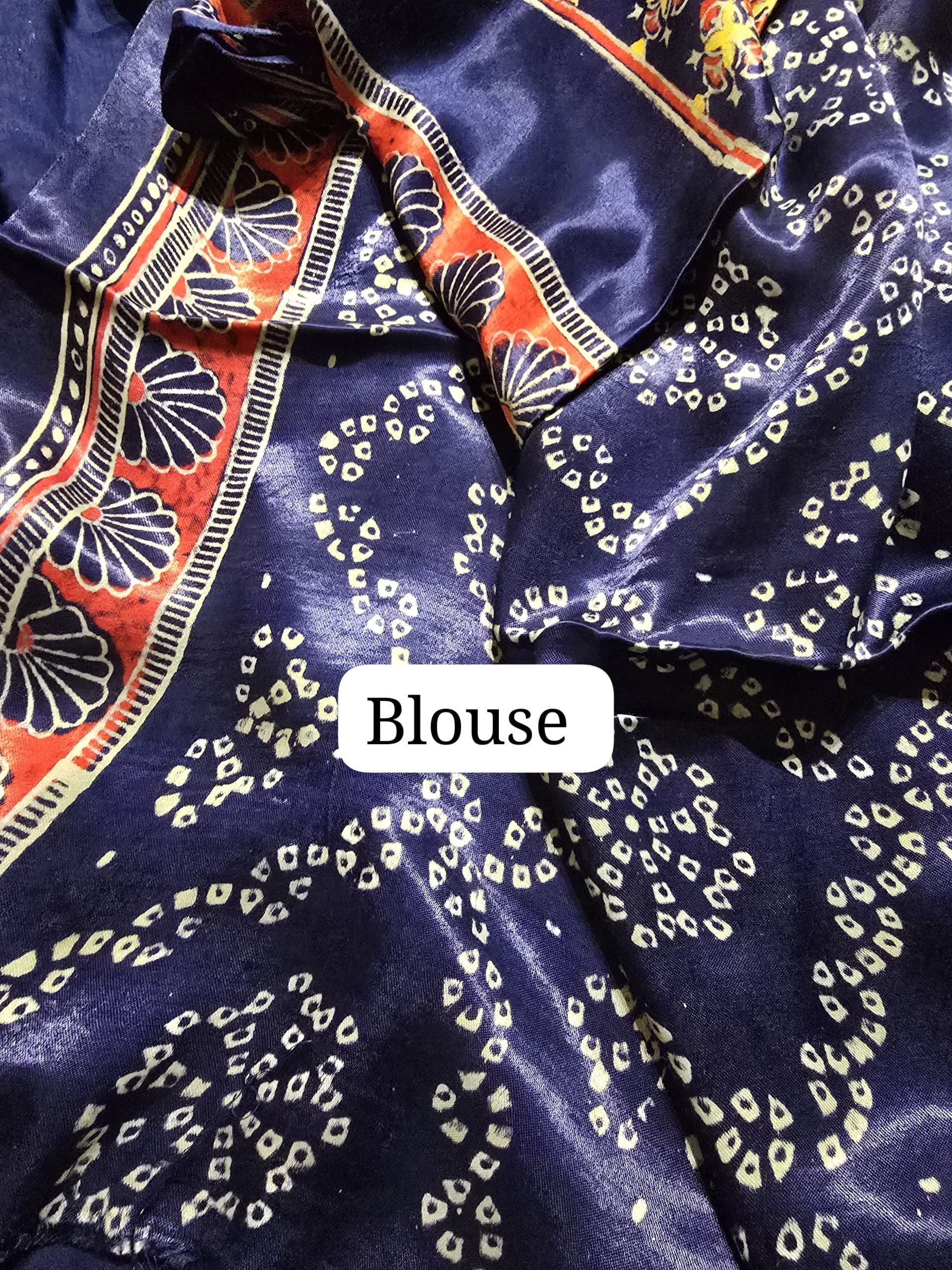 AJRAKH-INDIGO AND YELLOW
