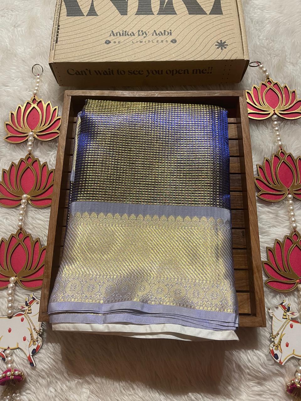SWAGATH-ROYALBLUE SAREE
