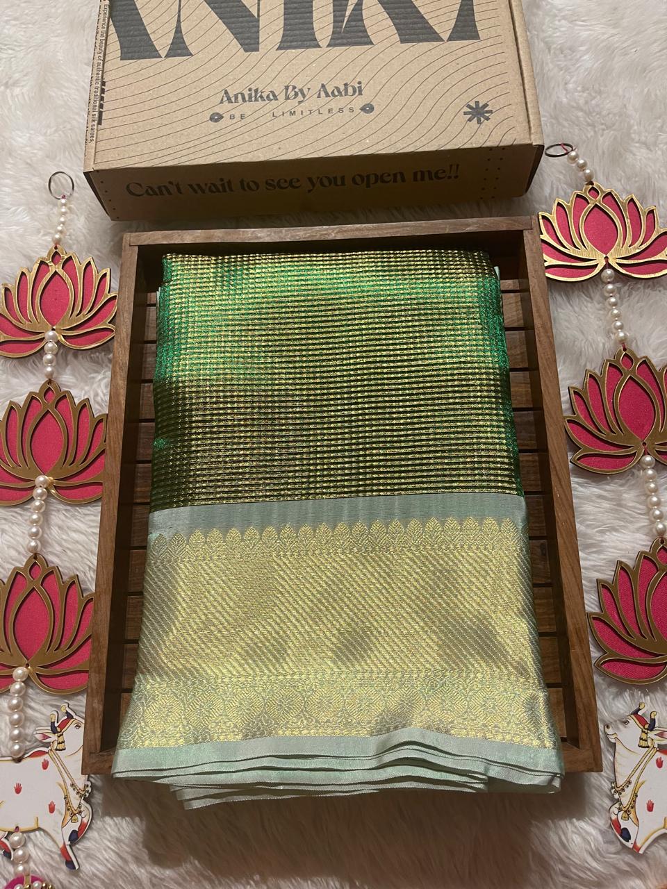 SWAGATH-GREEN SAREE