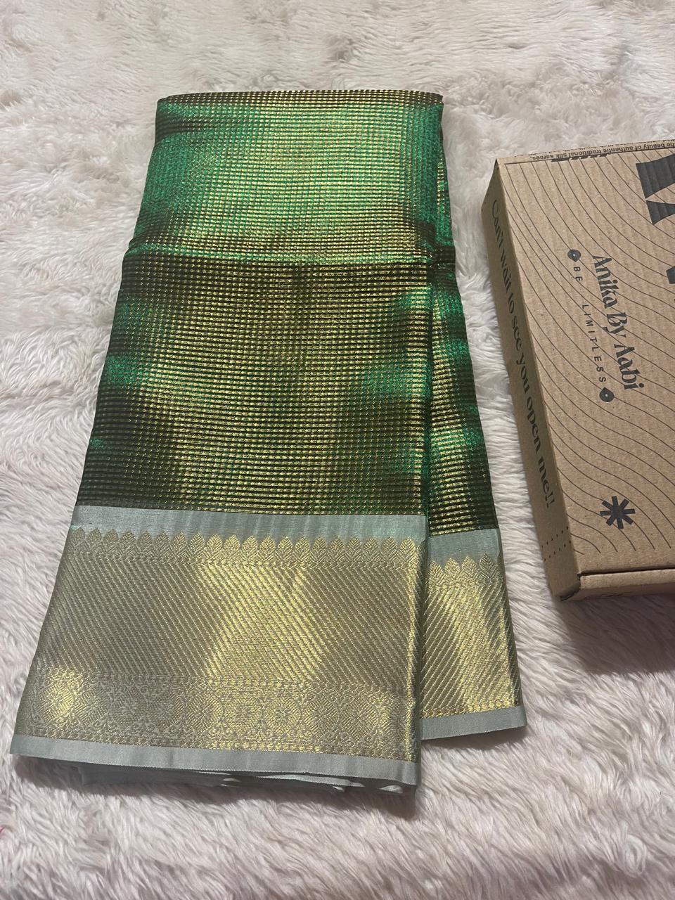 SWAGATH-GREEN SAREE