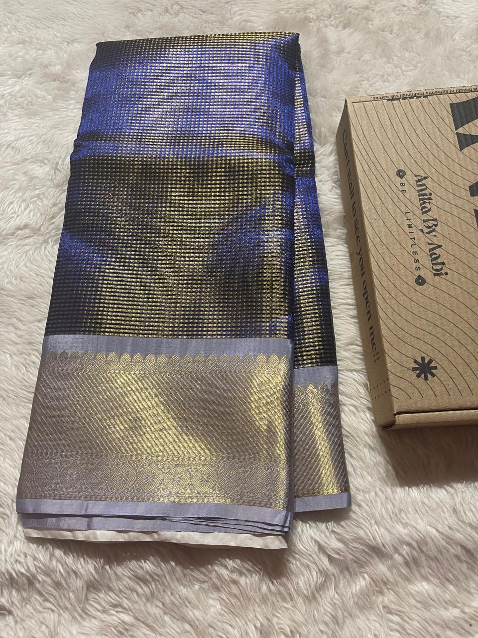 SWAGATH-ROYALBLUE SAREE