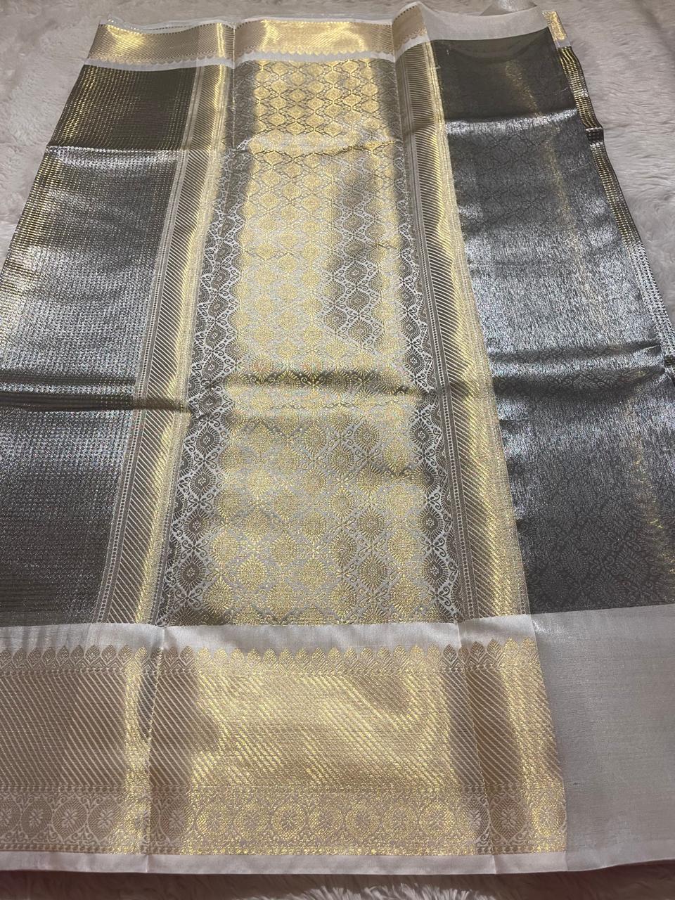SWAGATH-GRAY SAREE