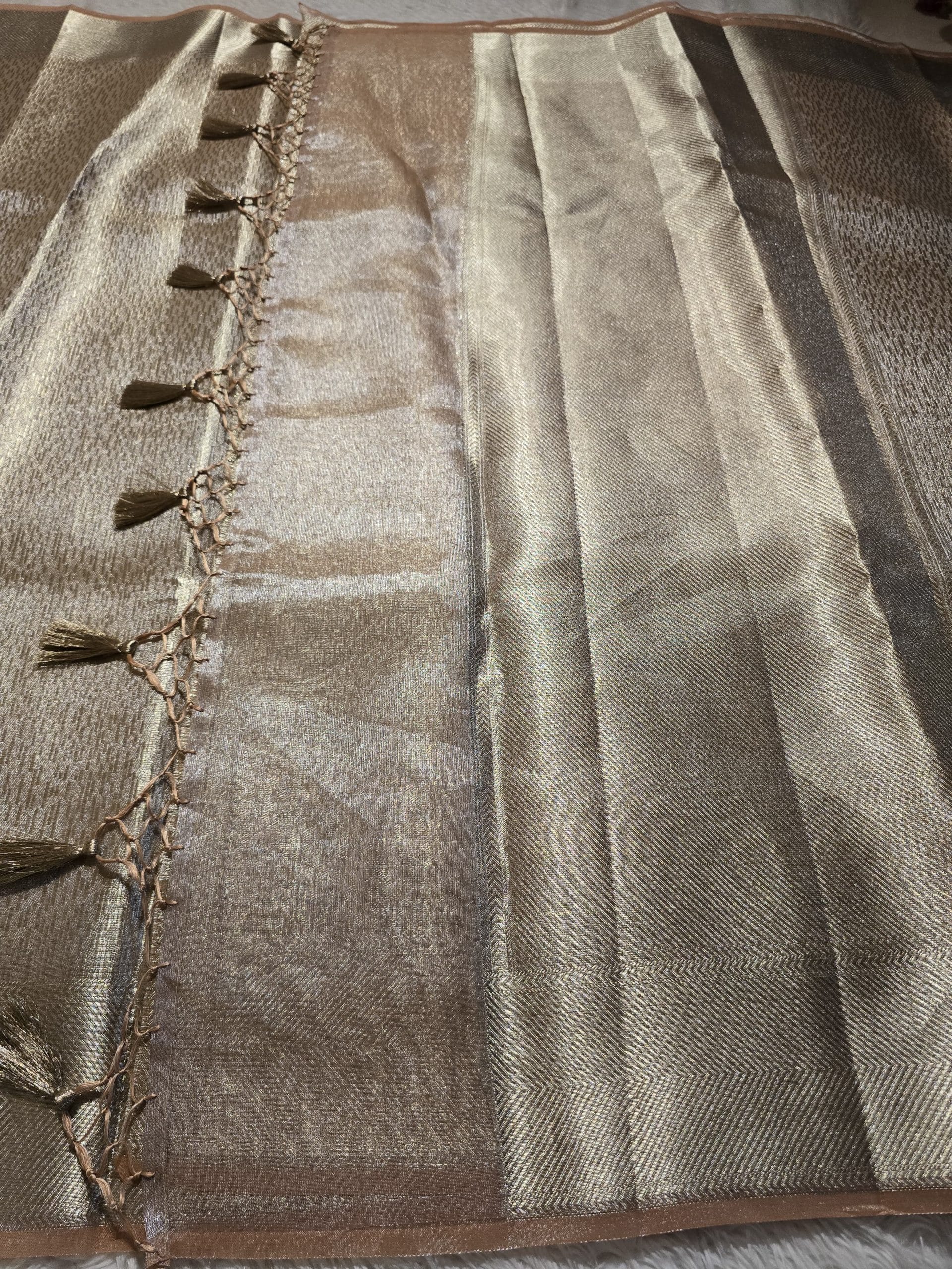 HEERA-SILVER WITH PEACH SAREE