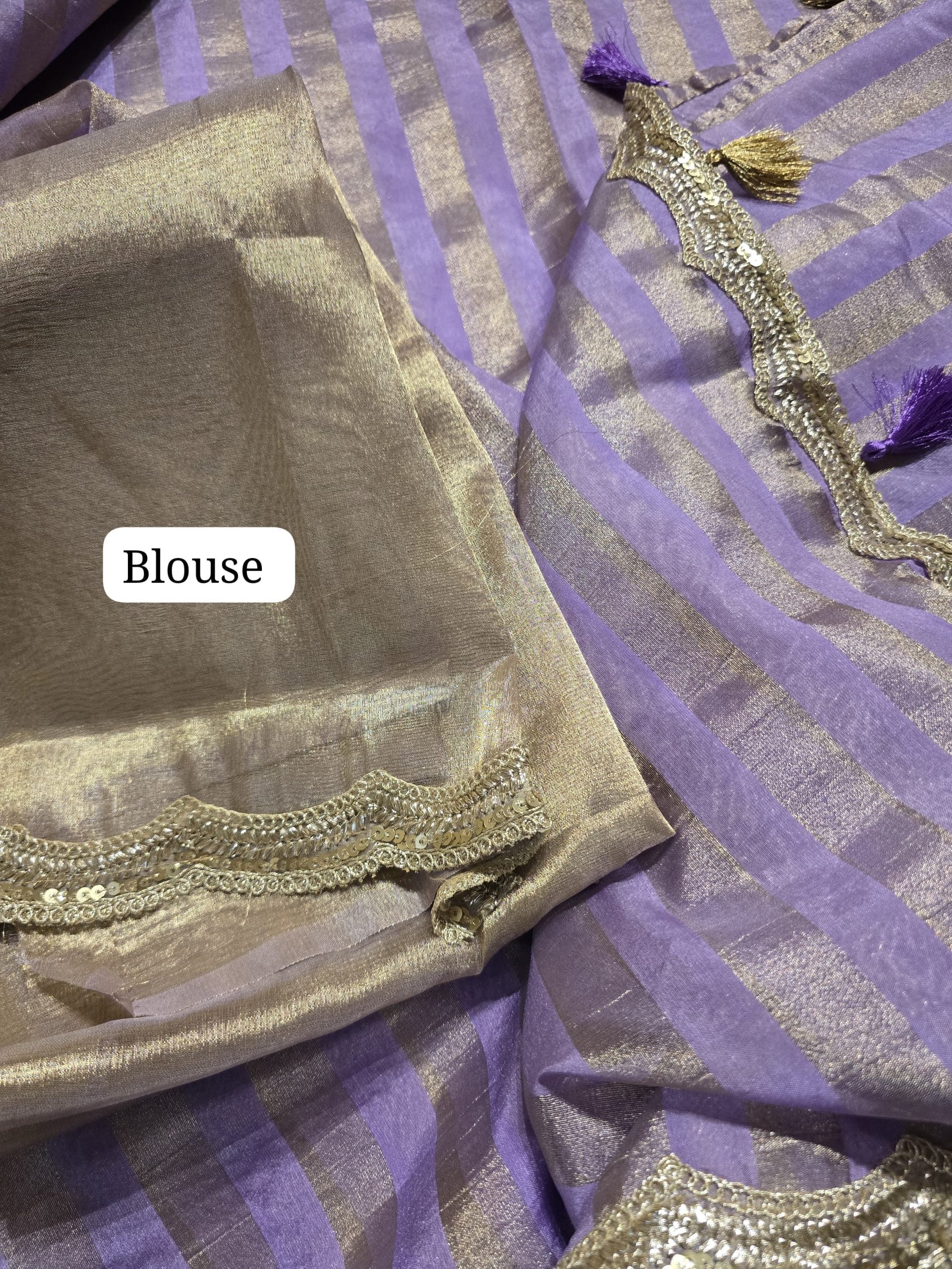 TRISH-LAVENDER SAREE