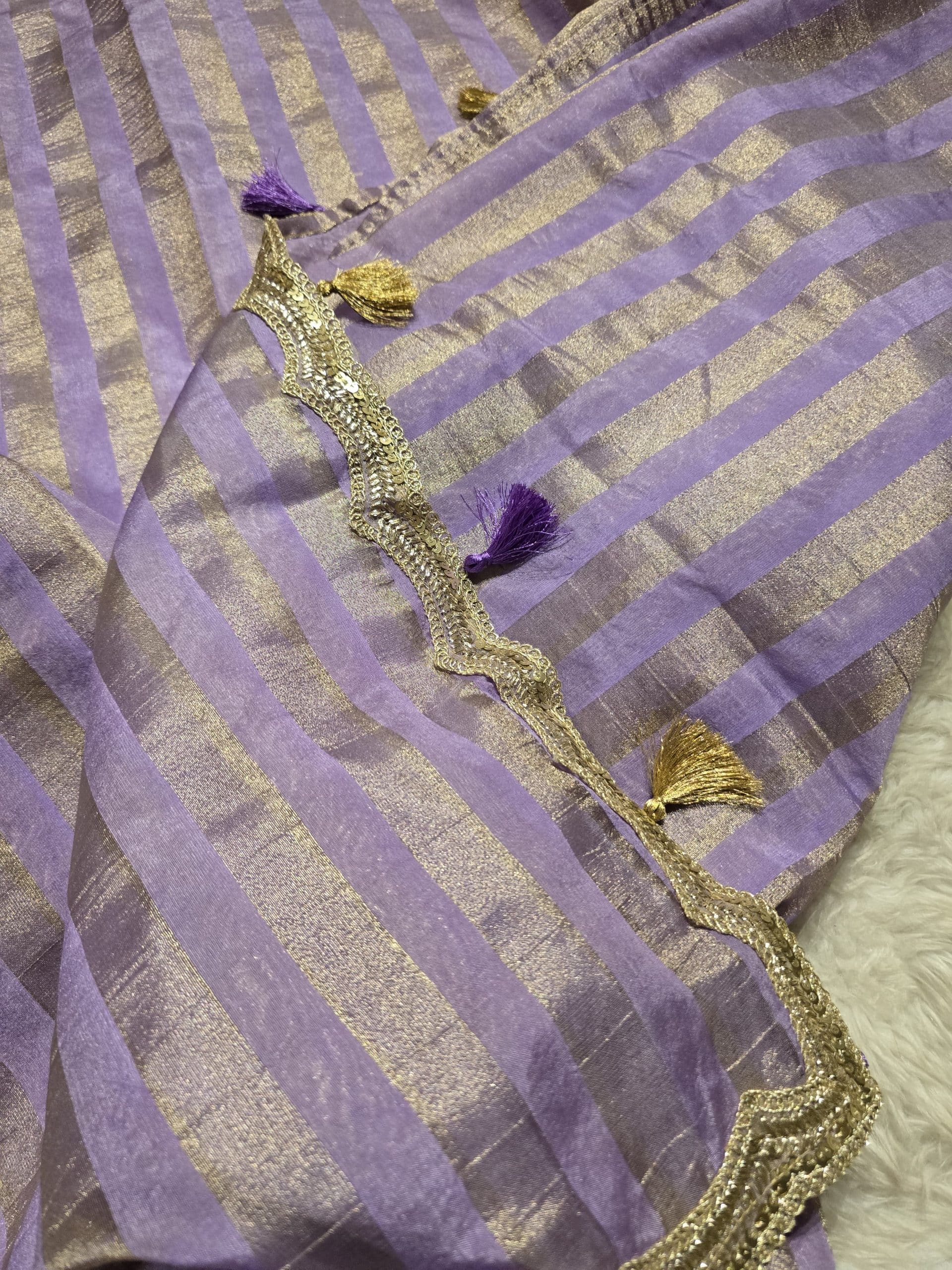 TRISH-LAVENDER SAREE
