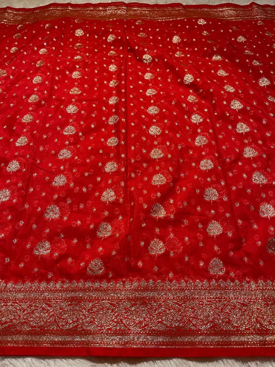 KEERTHI-RED SAREE
