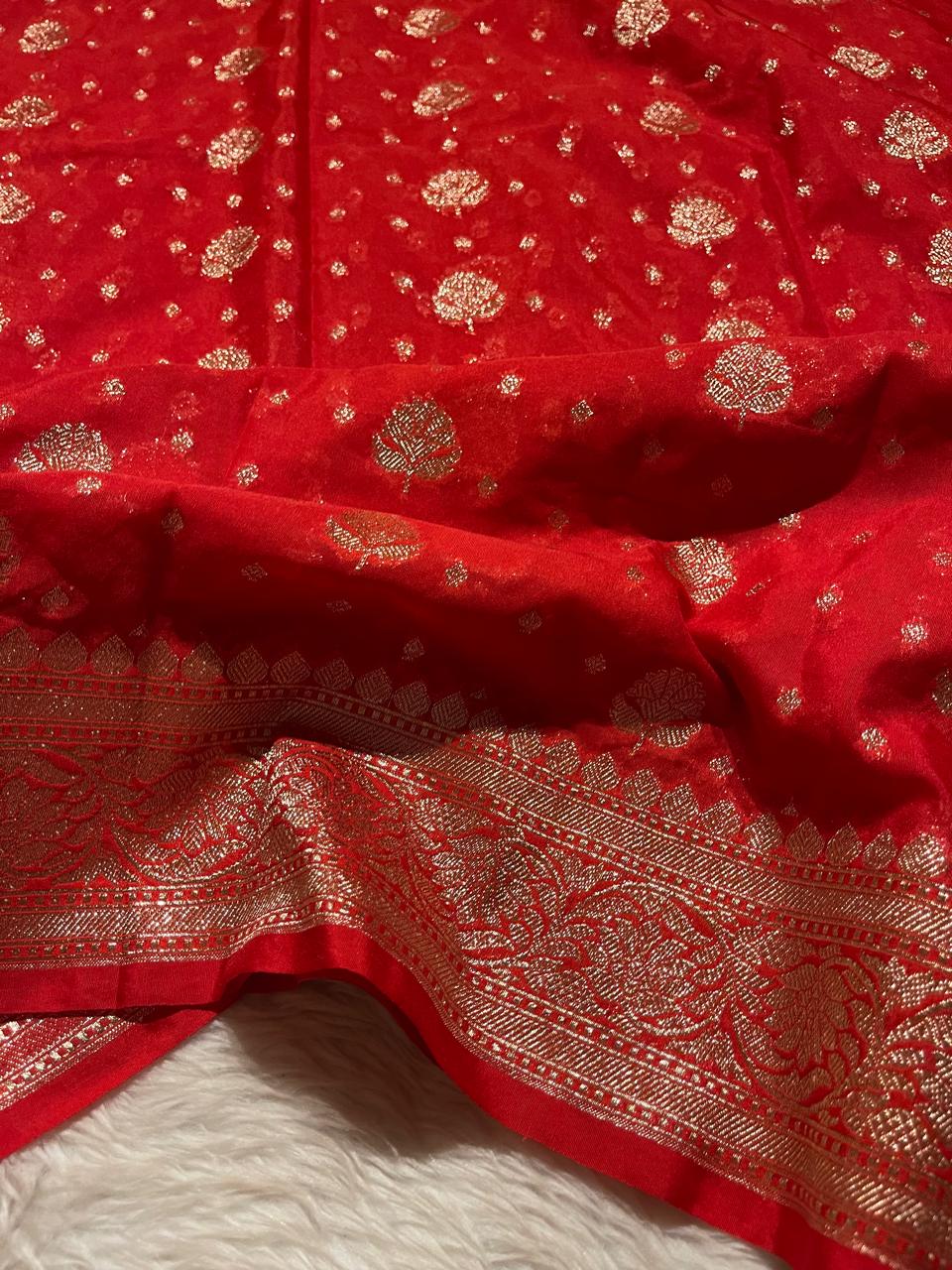 KEERTHI-RED SAREE