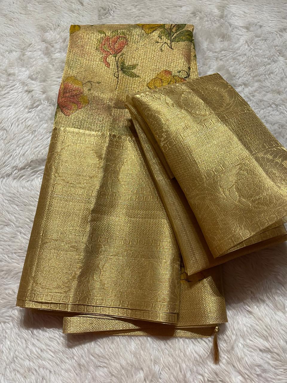 GOLDEN HOUR-ROSES SAREE