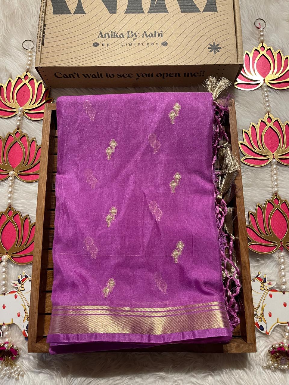 DHISHA- LAVENDER SAREE