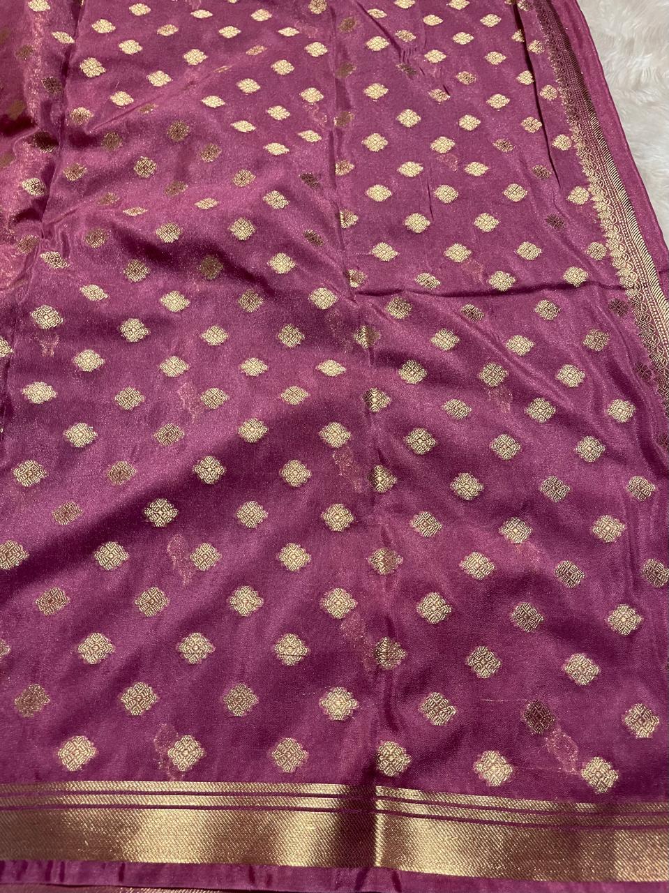 DHISHA-PEACH BLOSSOM SAREE
