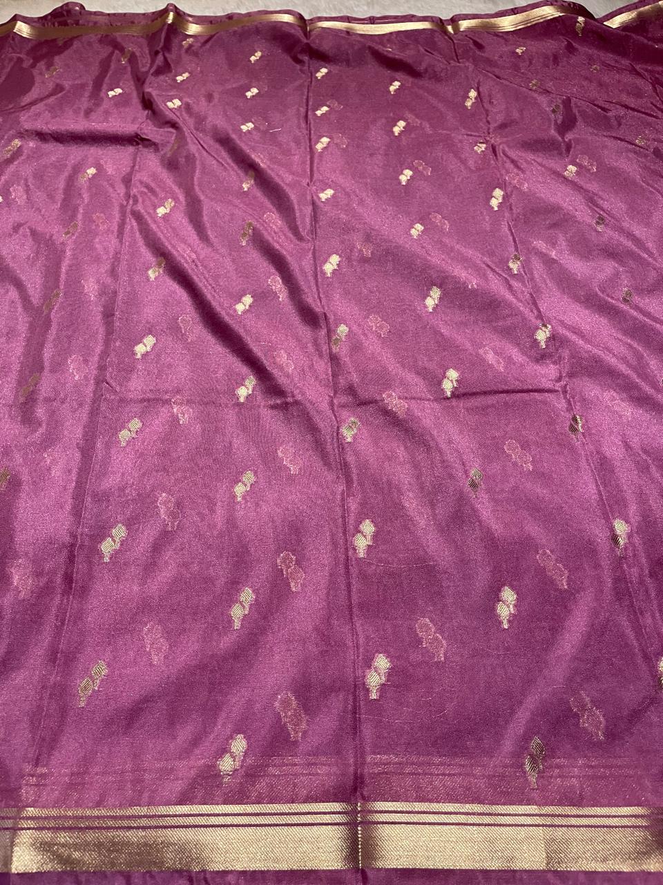 DHISHA-PEACH BLOSSOM SAREE
