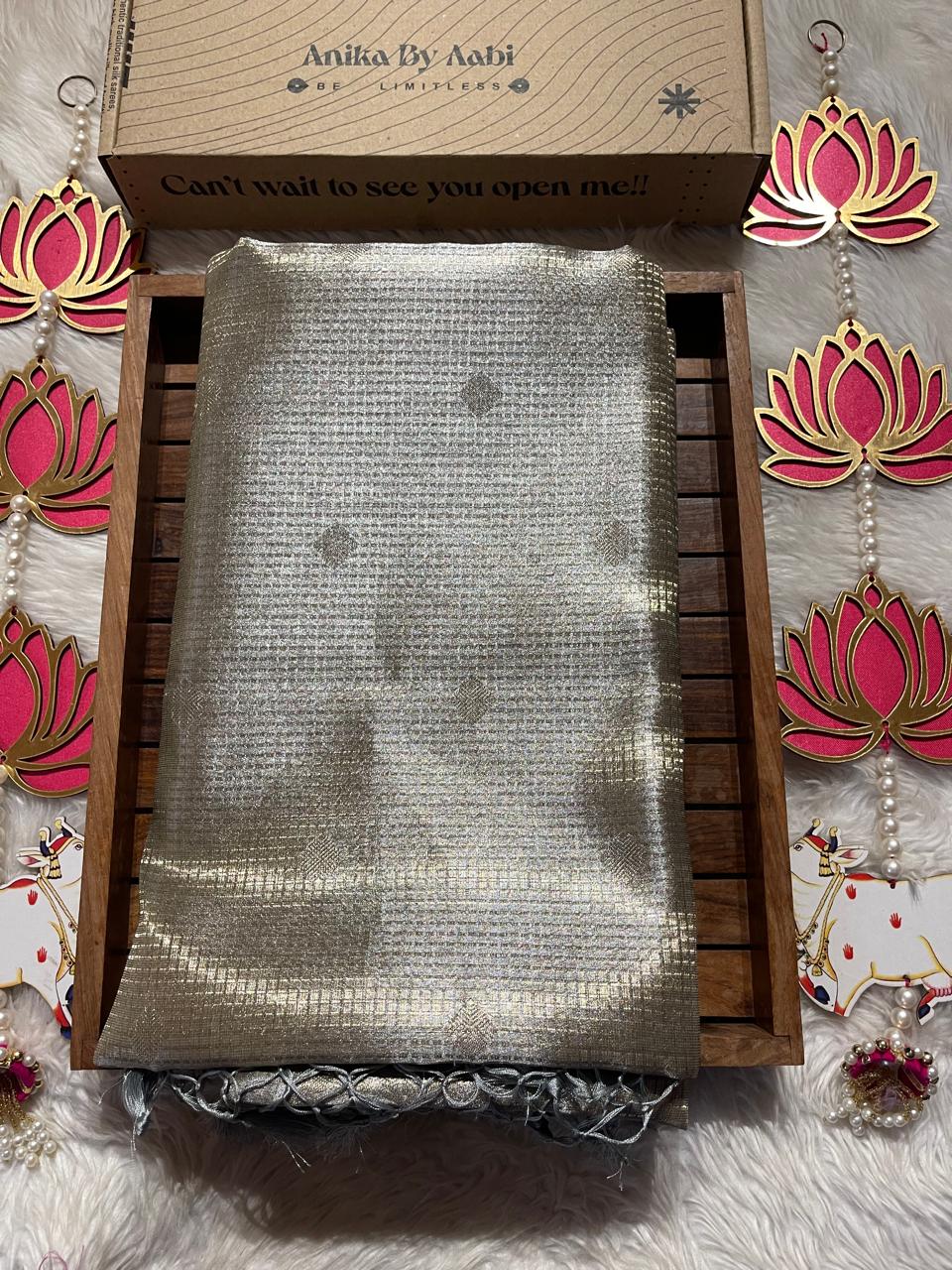 HEERA-GRAY SAREE