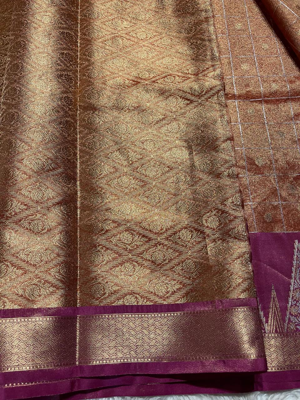 RADHI CHECKS - Festive edit saree