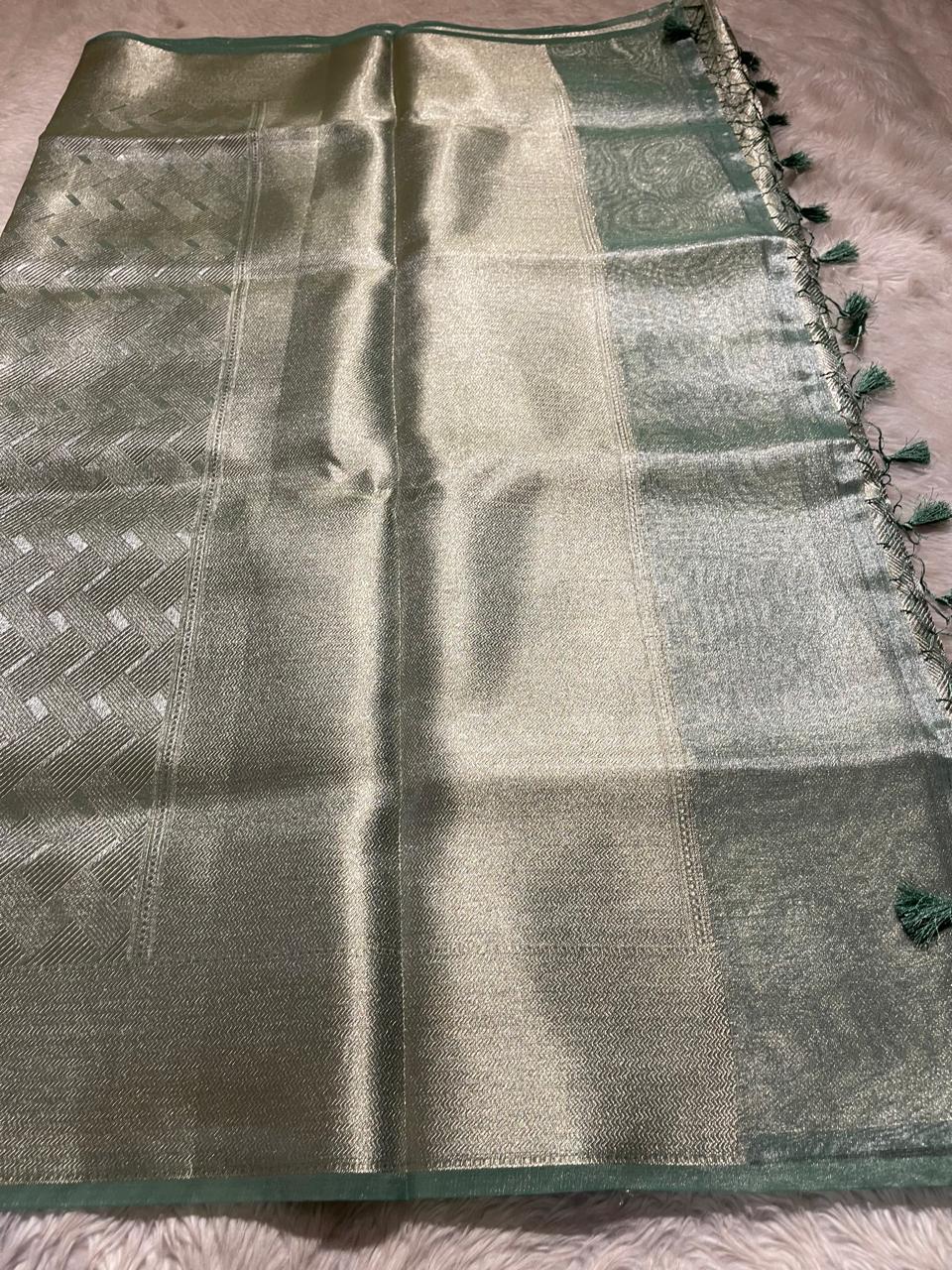HEERA-PASTEL BLUE SAREE