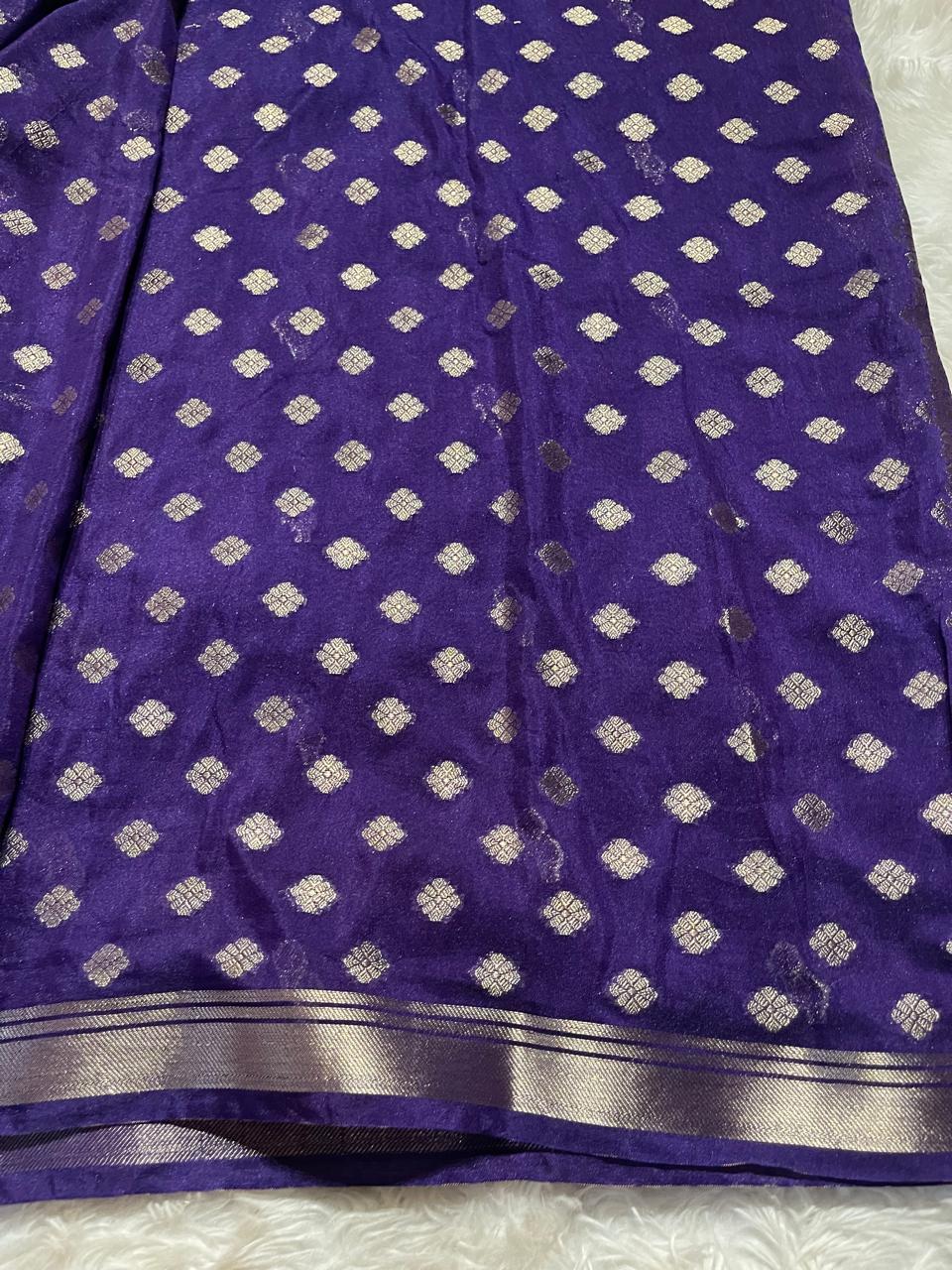 DHISHA-PURPLE SAREE