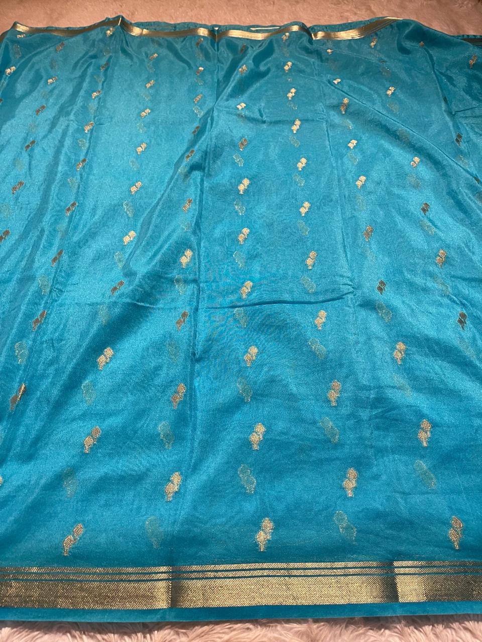 DHISHA-SKYBLUE SAREE
