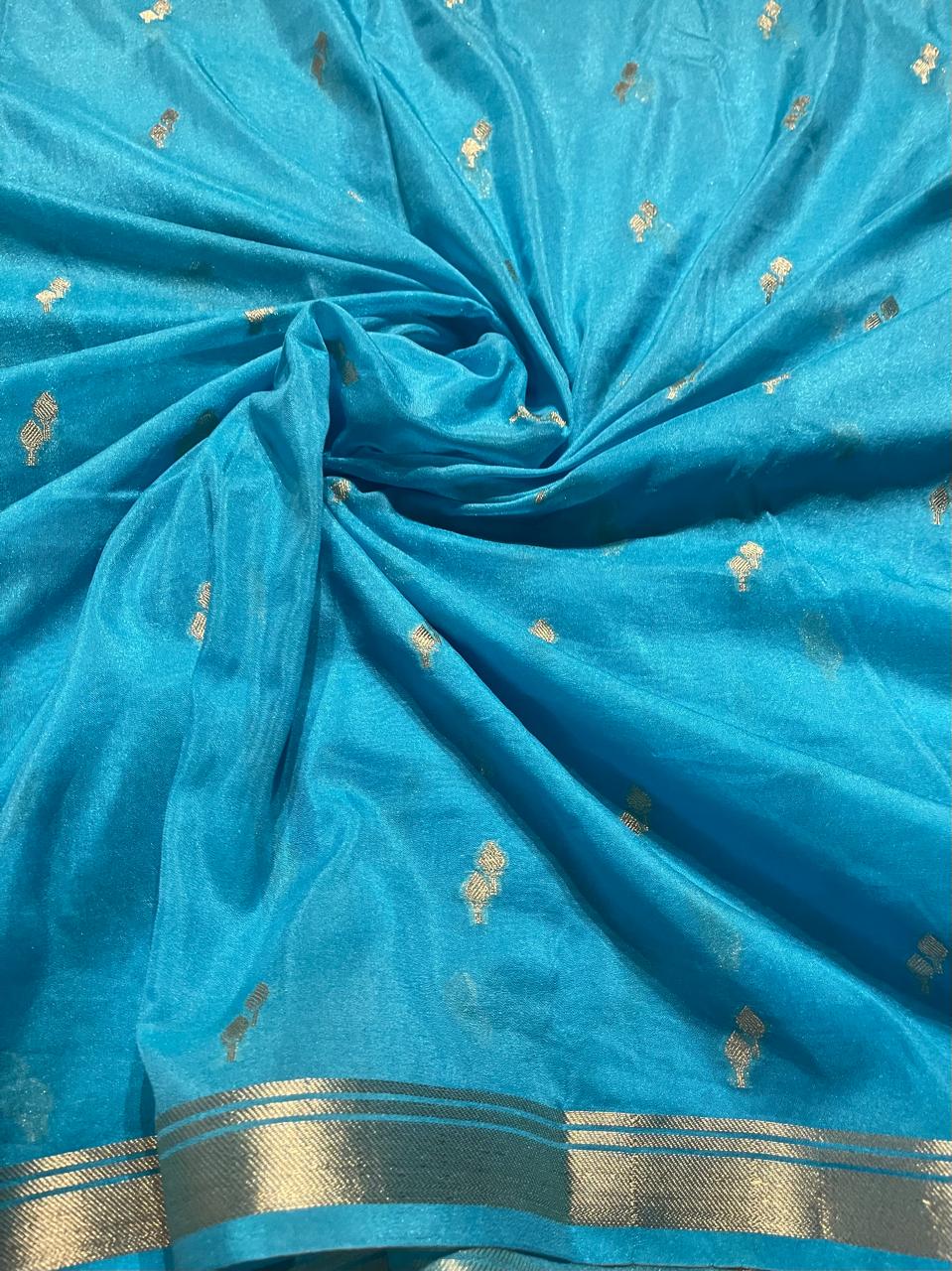 DHISHA-SKYBLUE SAREE