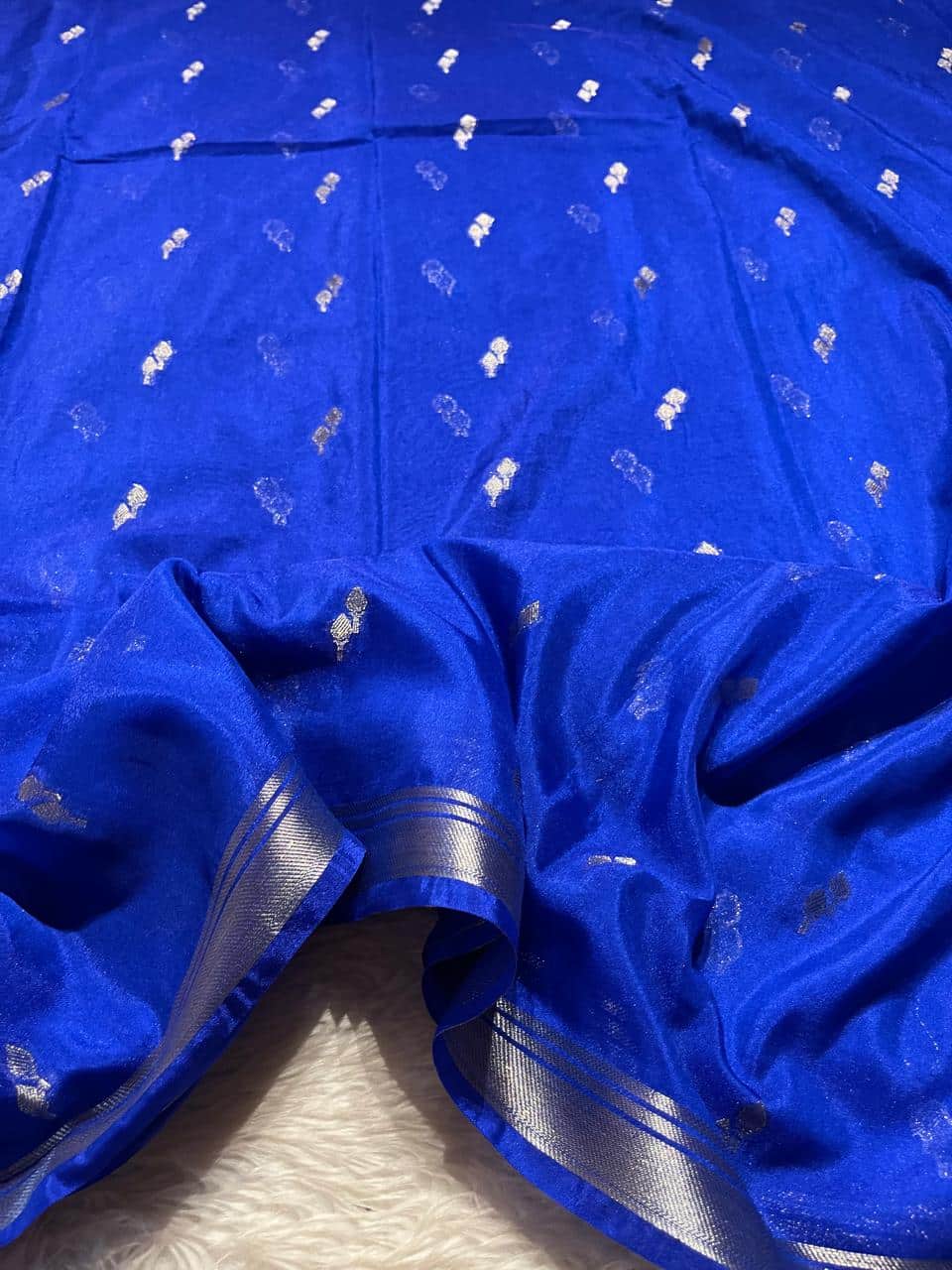 DHISHA-ROYAL BLUE SAREE