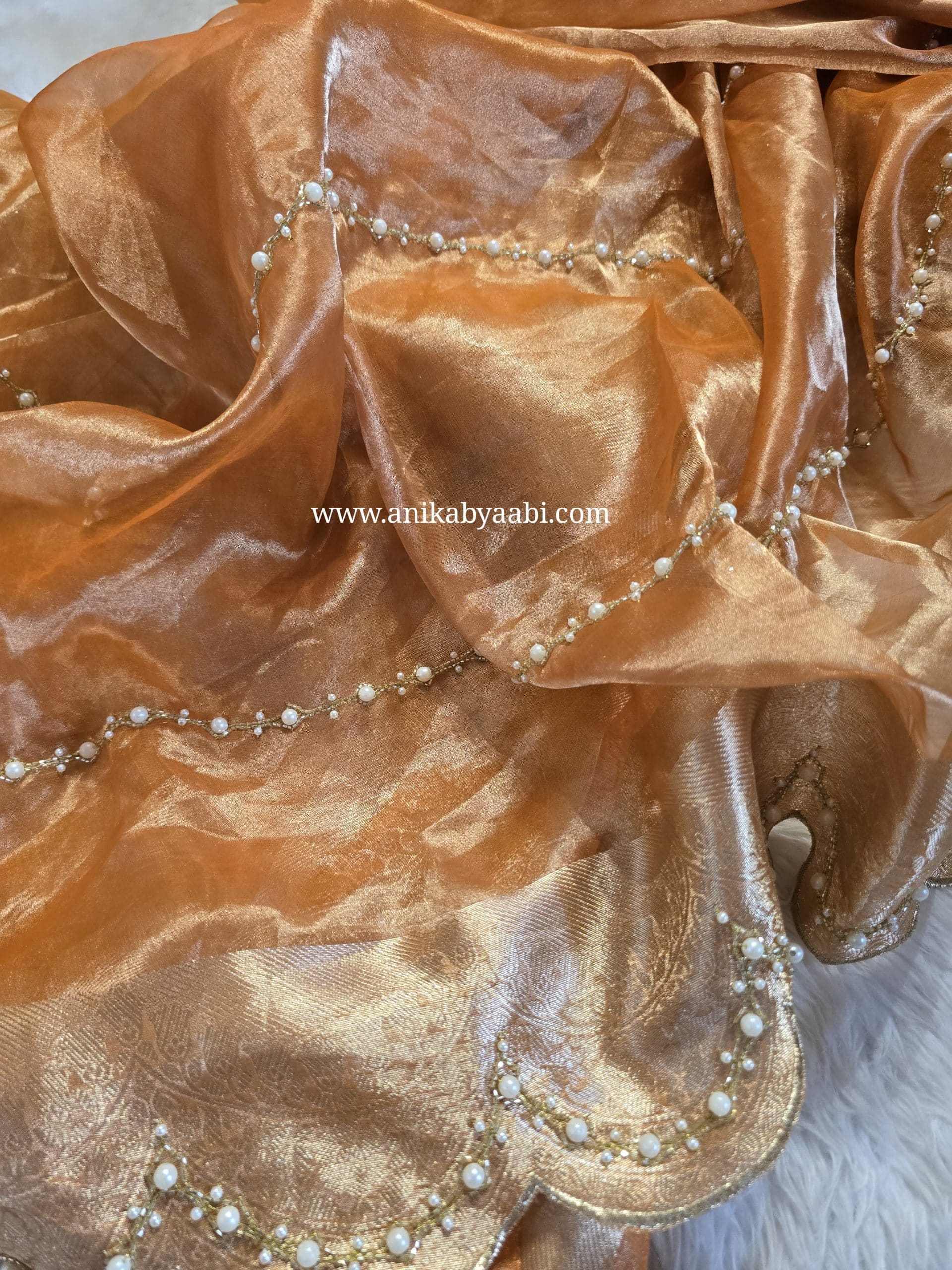 KALKI-BRIDAL EDIT SUNSET ORANGE SAREE
