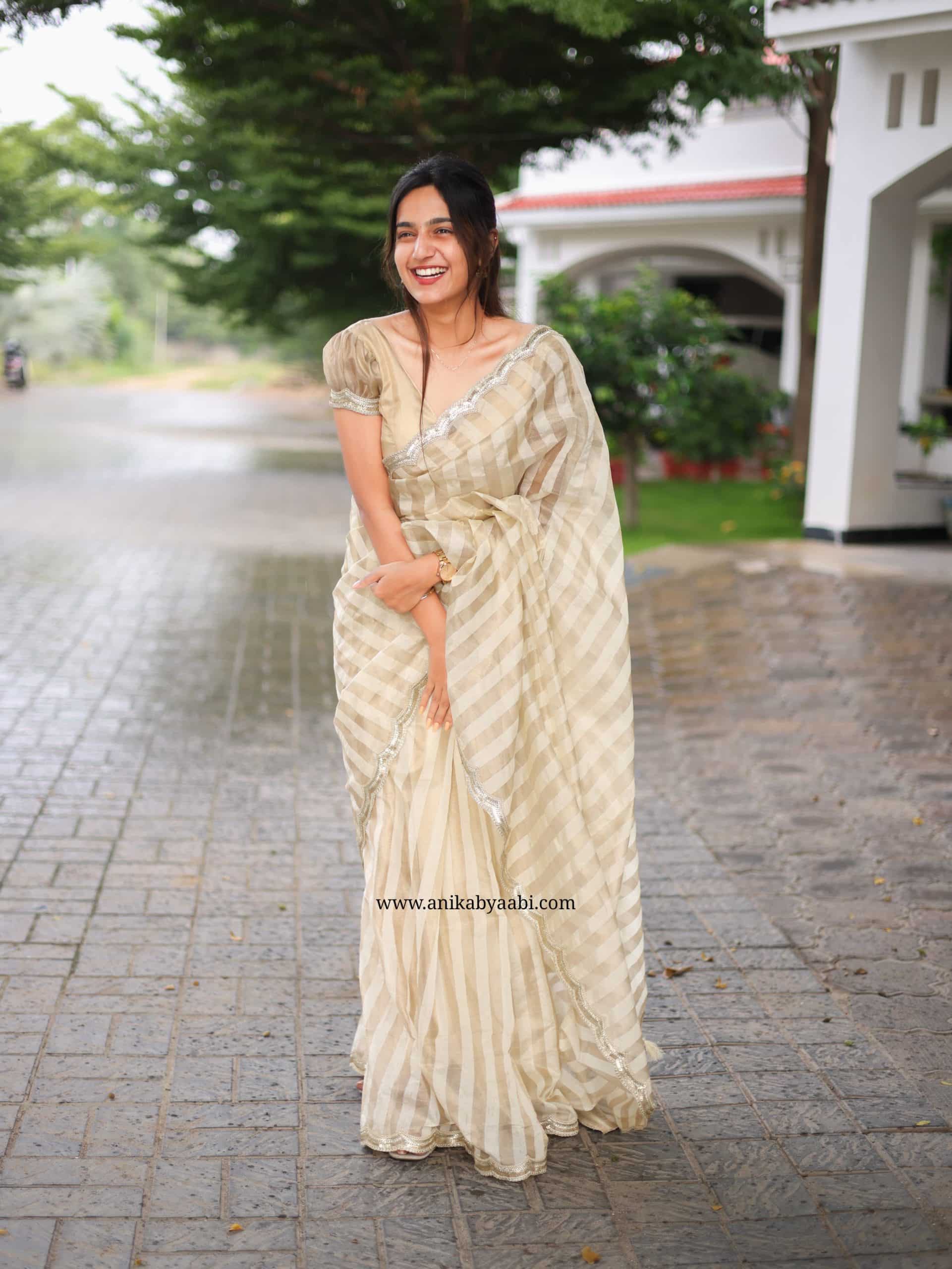 ONAM SERIES- TRISH GOLD SAREE