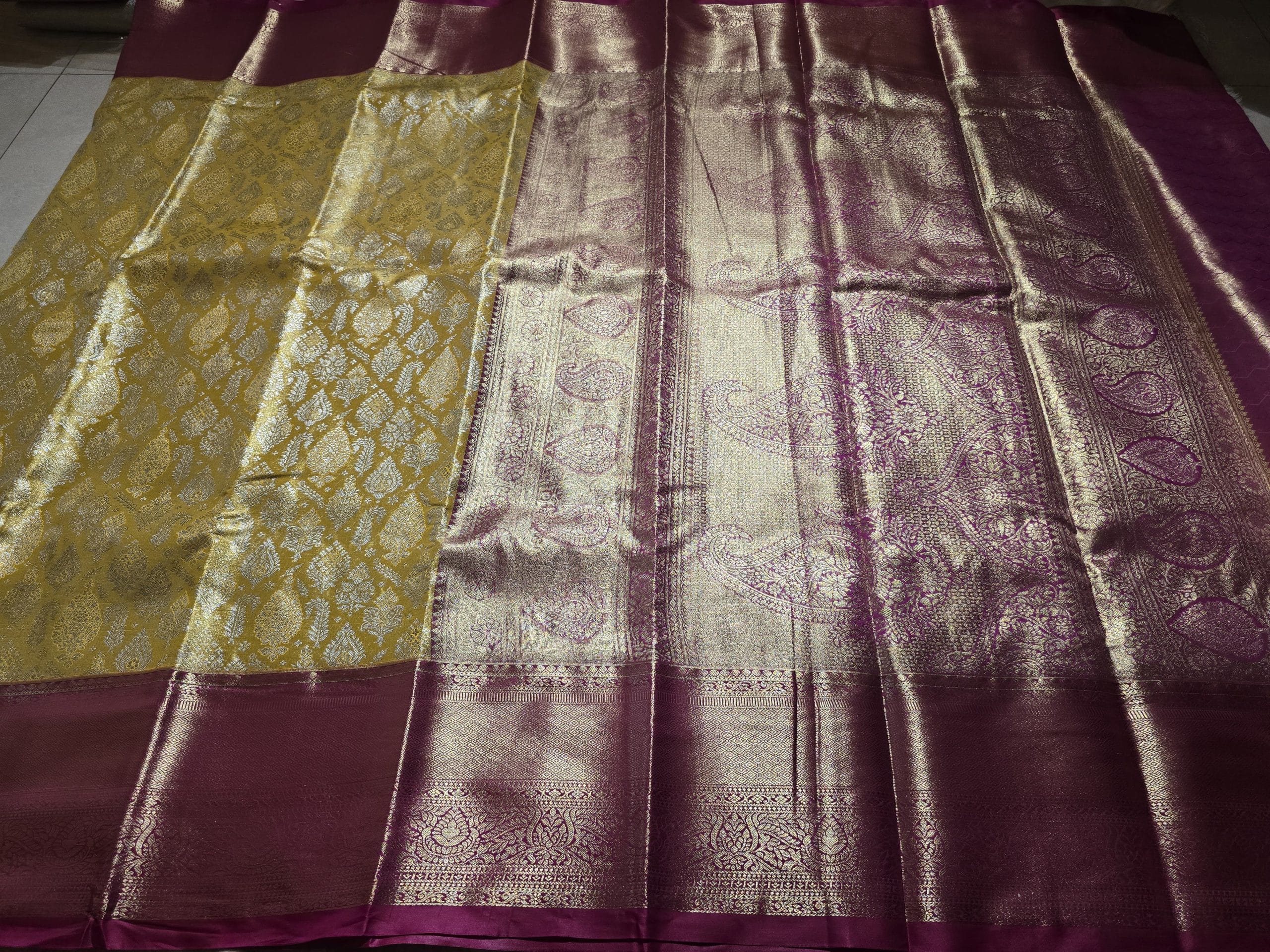 SWAYAMVARAM-BRIDAL YELLOW WITH PINK SAREE