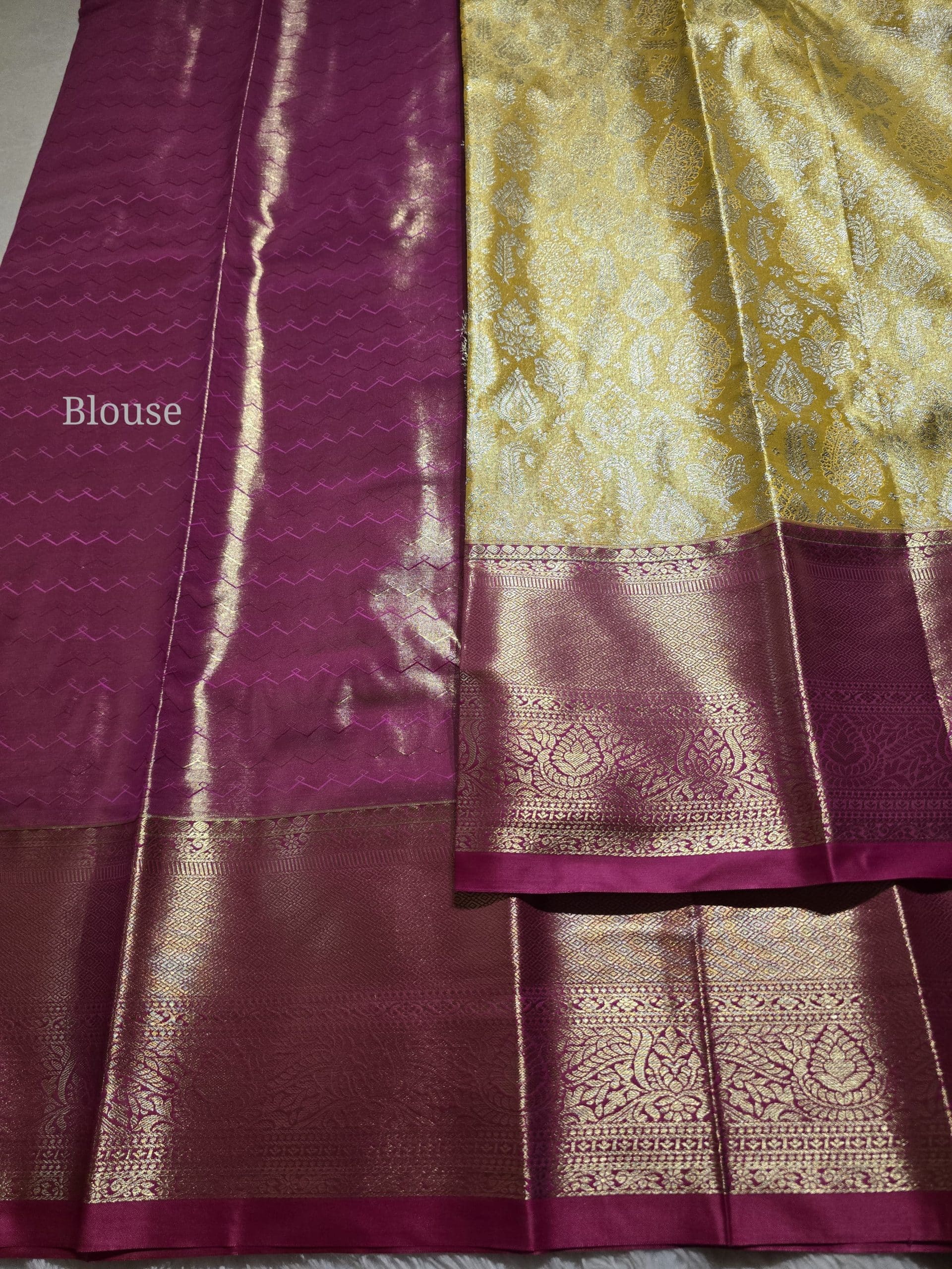 SWAYAMVARAM-BRIDAL YELLOW WITH PINK SAREE