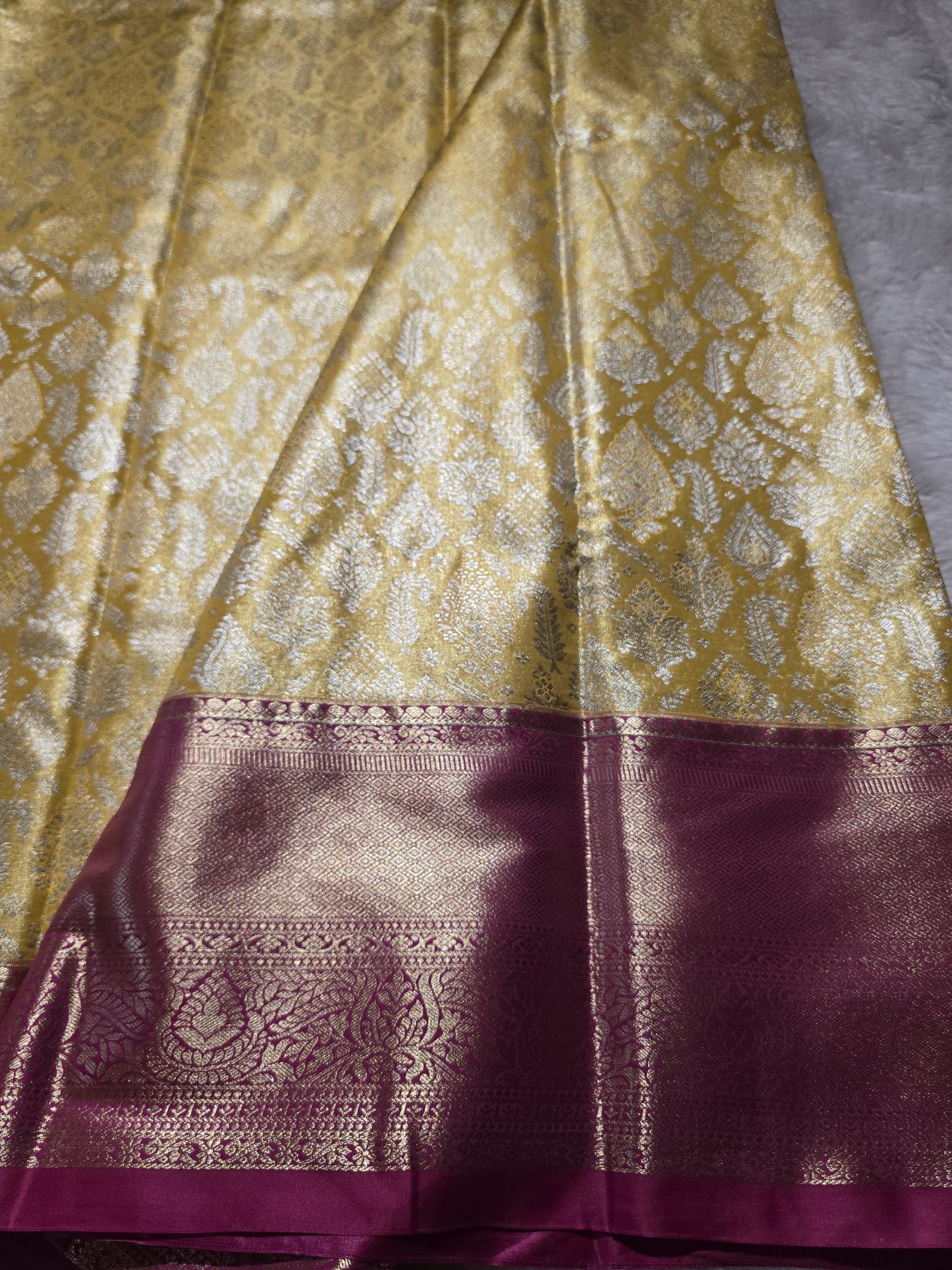 SWAYAMVARAM-BRIDAL YELLOW WITH PINK SAREE